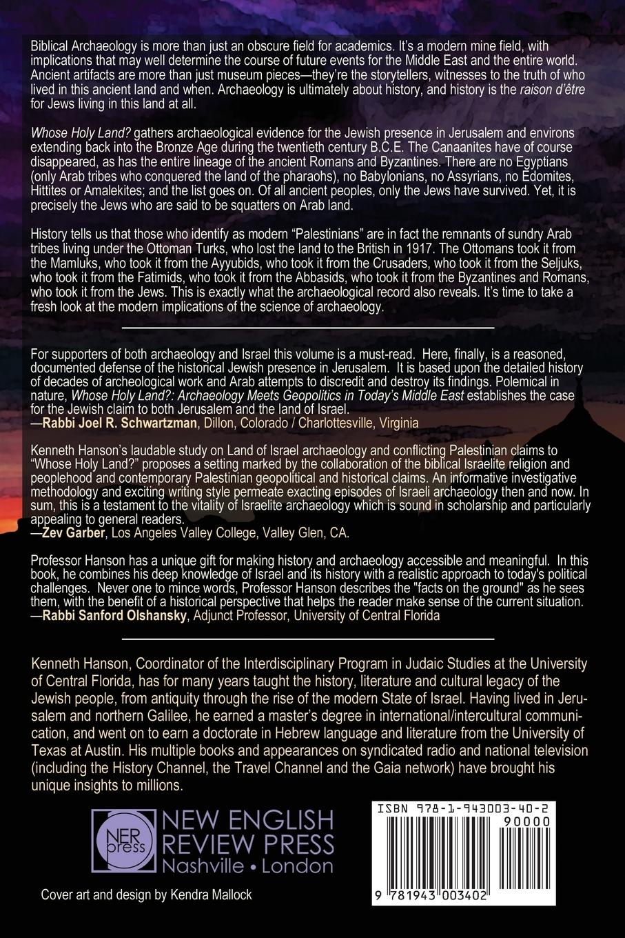 Rückseitencover Whose Holy Land?