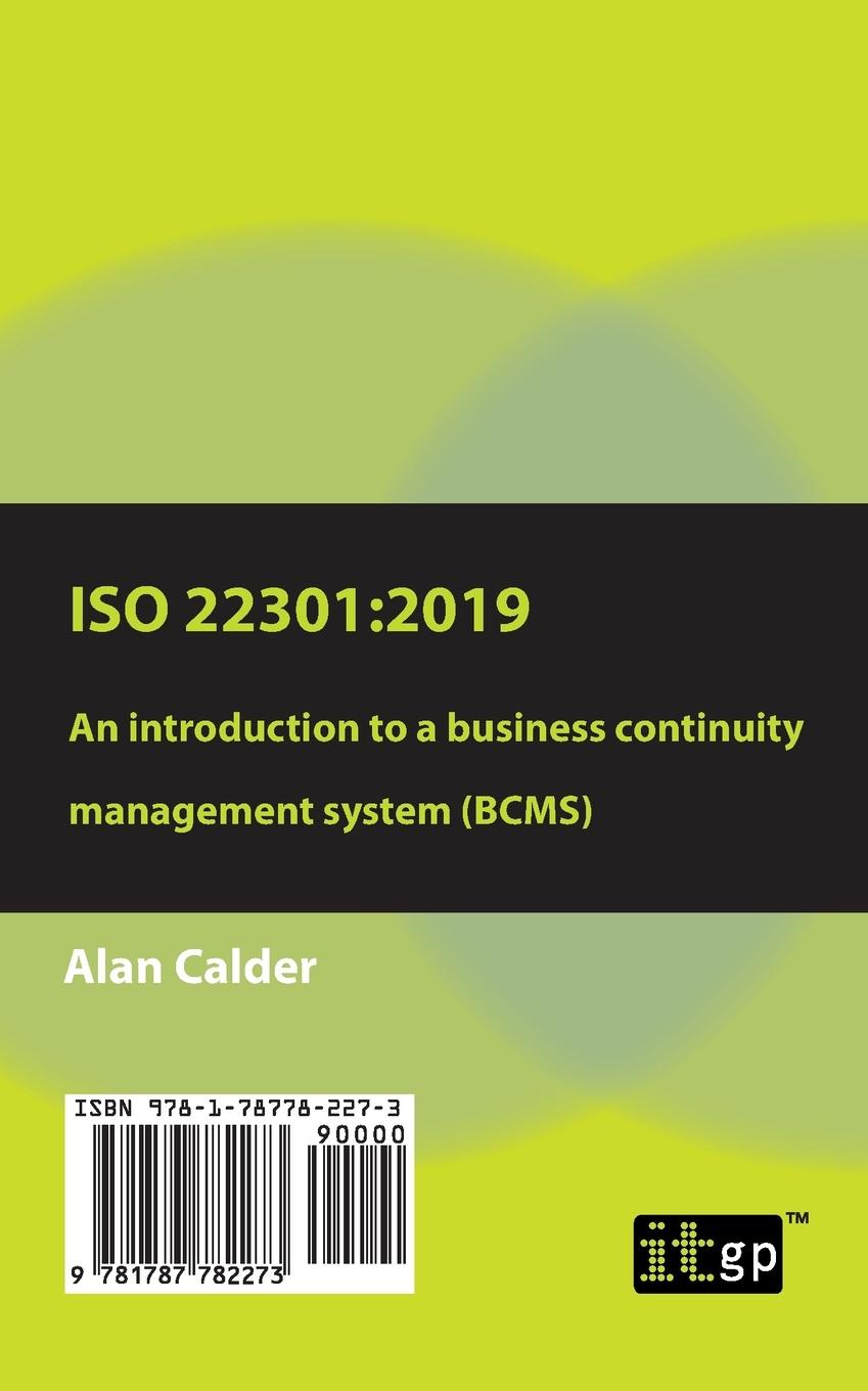 Rückseitencover ISO 22301
