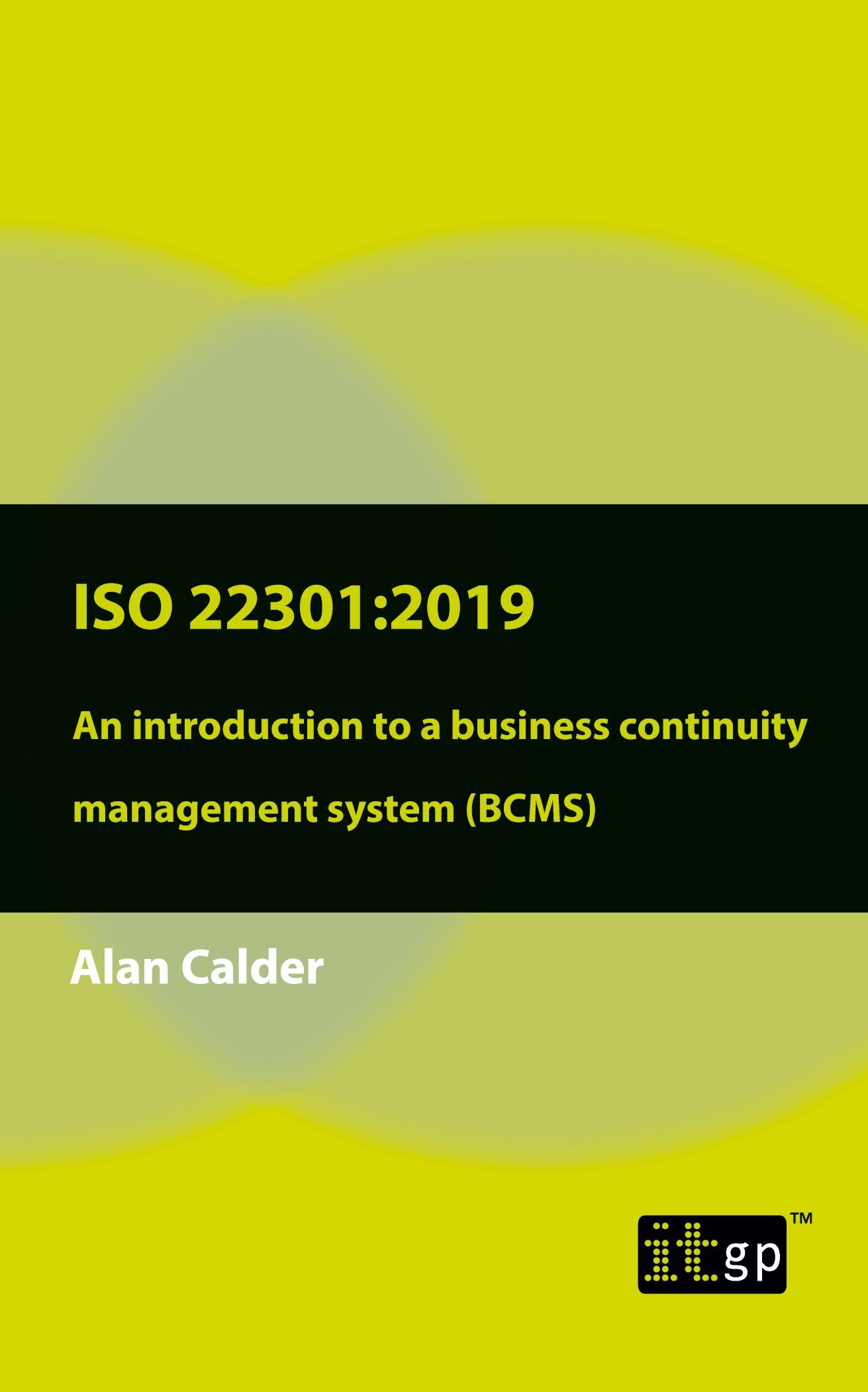 Vorderes Coverbild ISO 22301