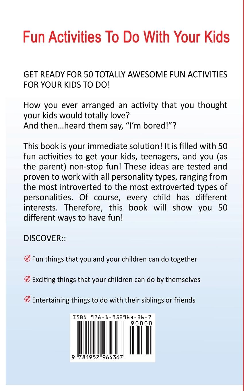 Rückseitencover FUN ACTIVITIES TO DO WITH YOUR KIDS