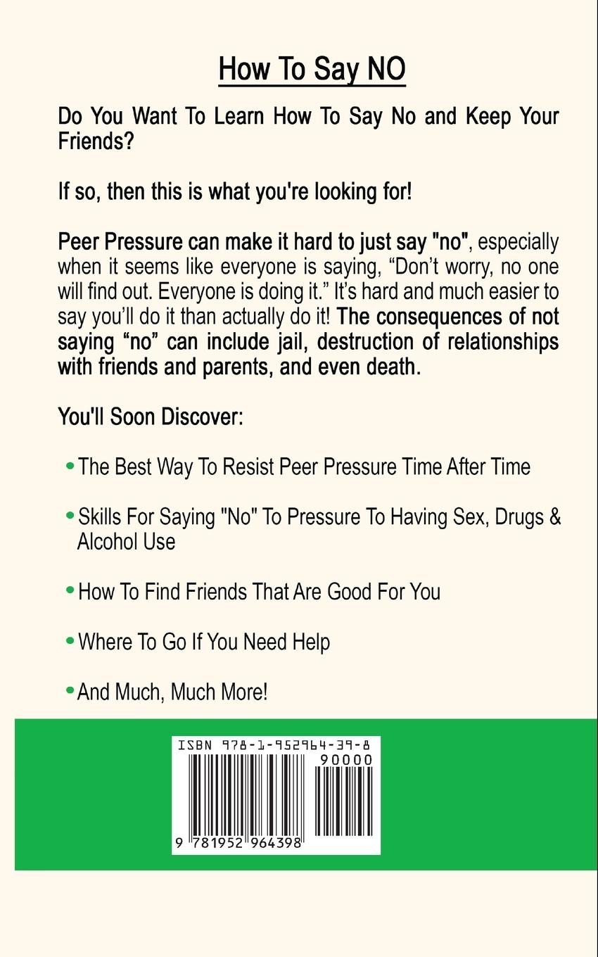 Rückseitencover HOW TO SAY "NO"