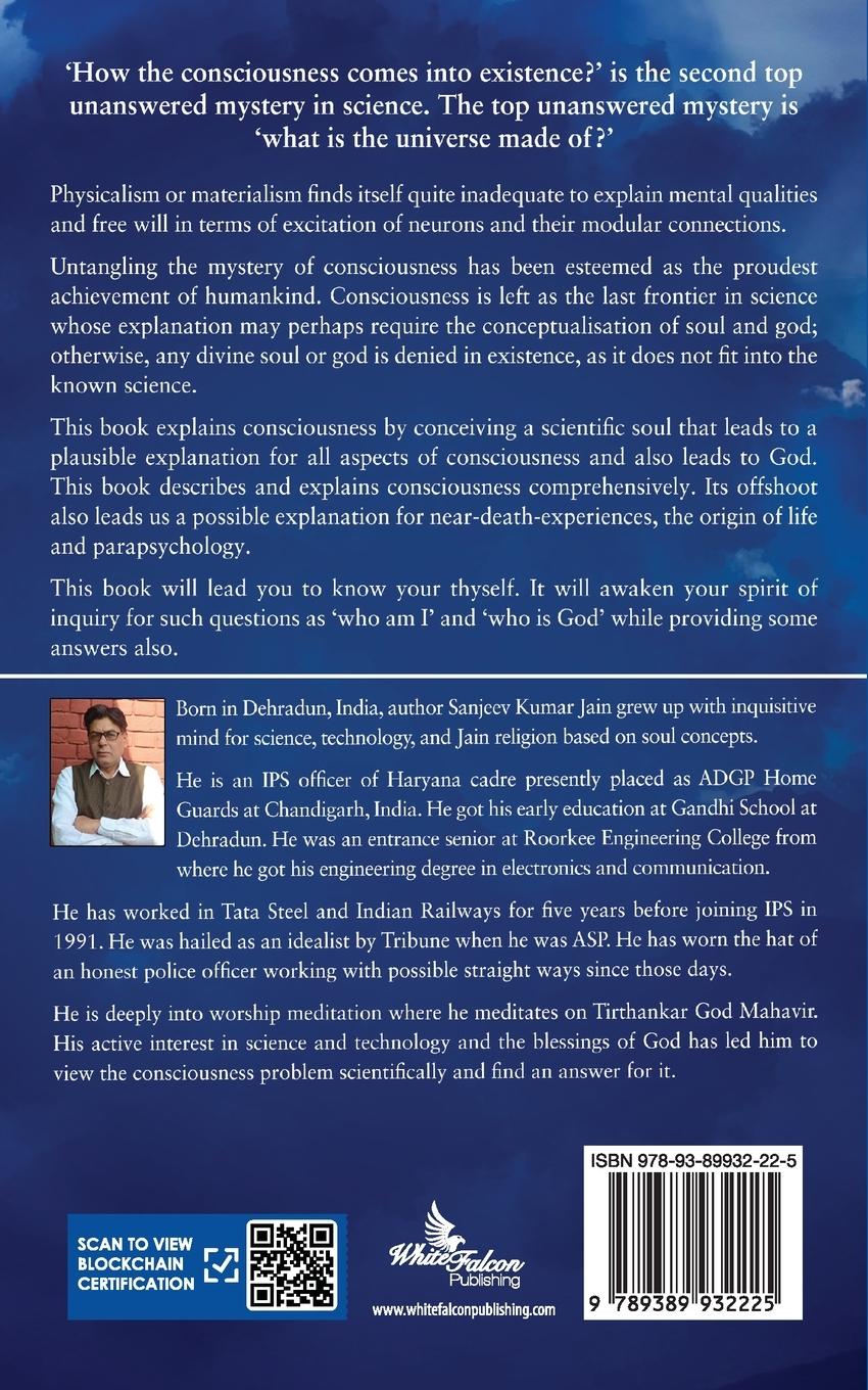 Rückseitencover Consciousness Explained Scientifically by Substance Dualism