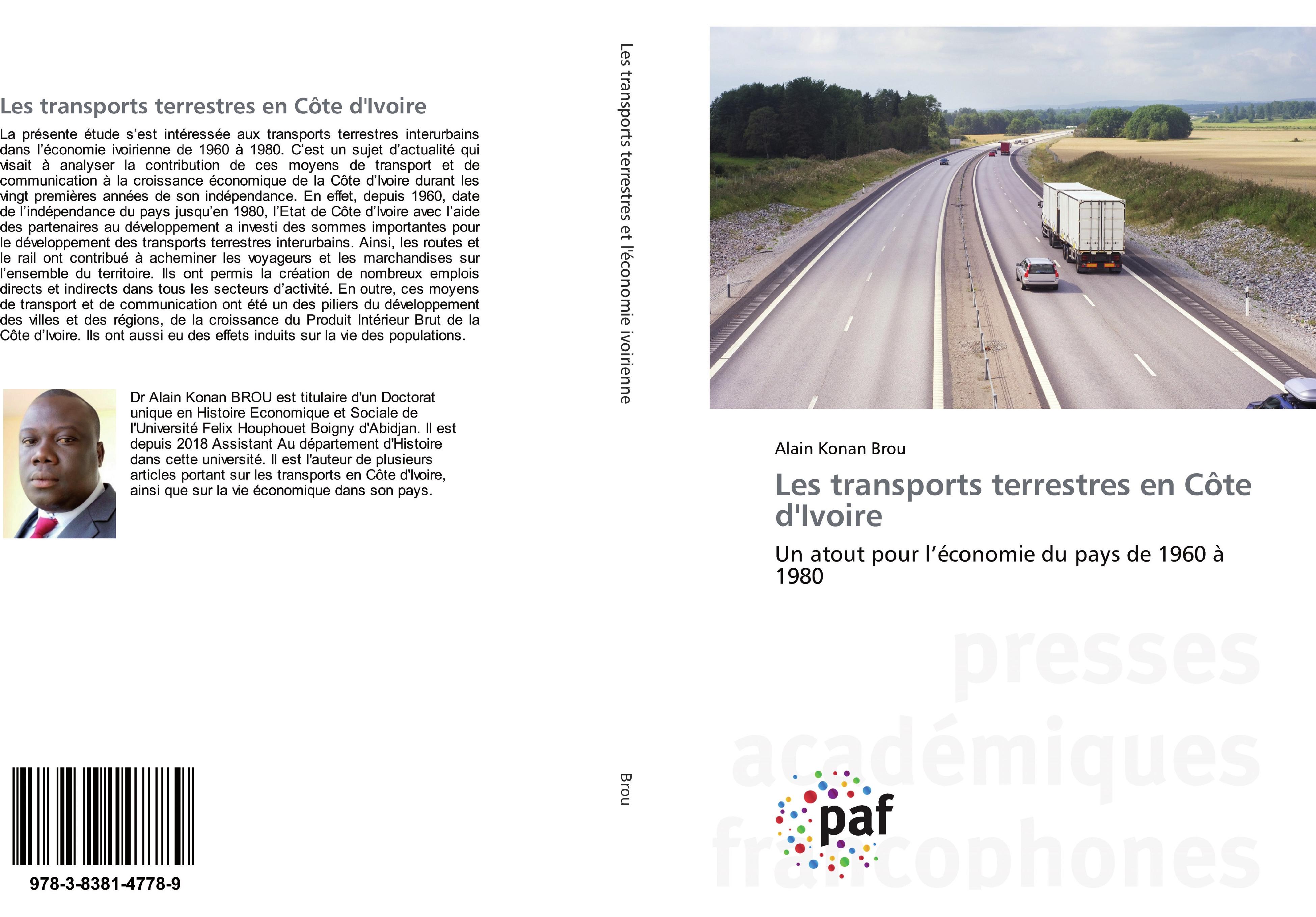 Vorderes Coverbild Les transports terrestres en Côte d'Ivoire