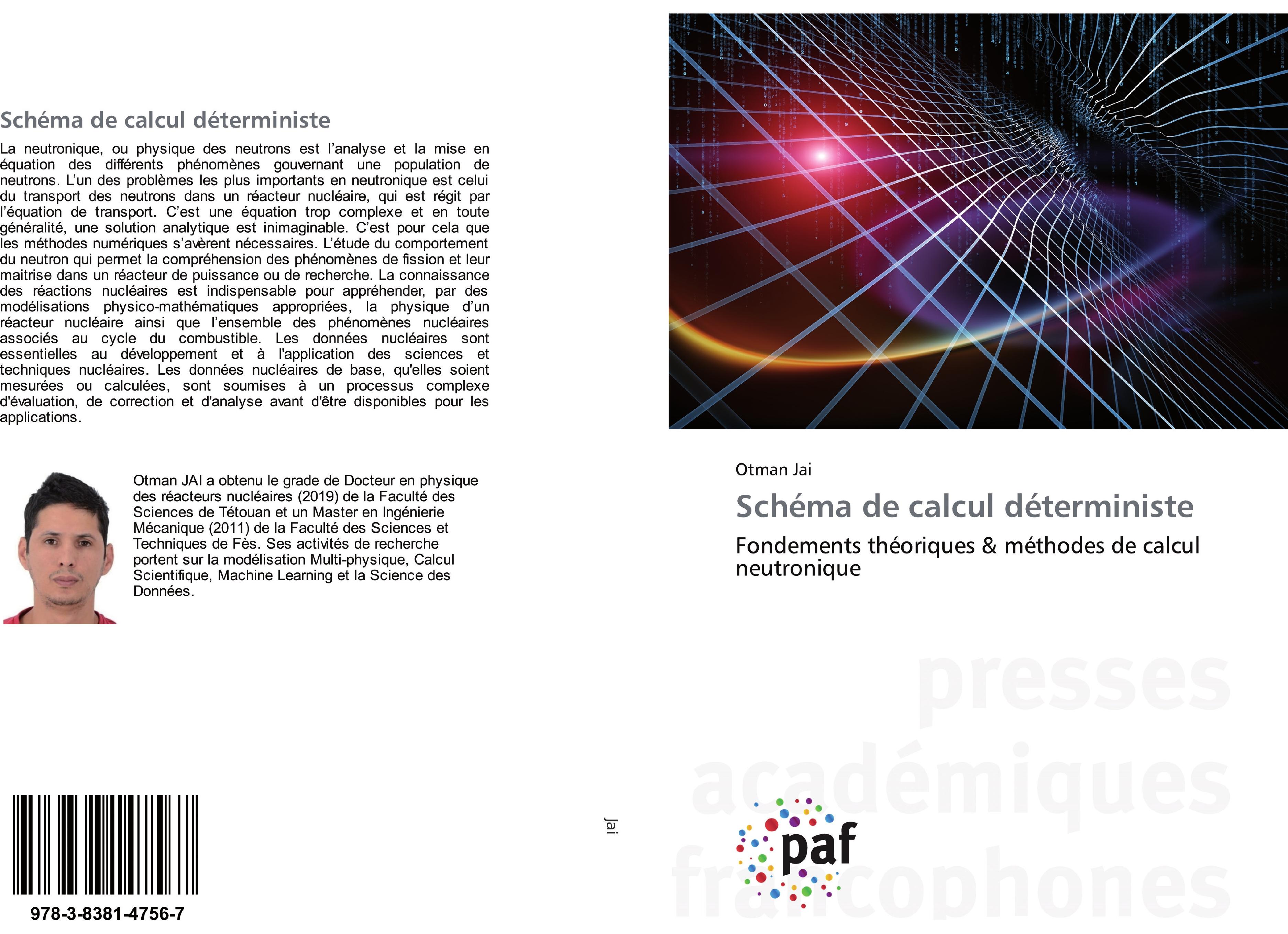Vorderes Coverbild Schéma de calcul déterministe