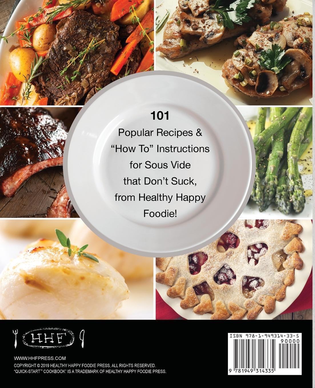 Rückseitencover You Suck At Sous Vide!, The Cookbook