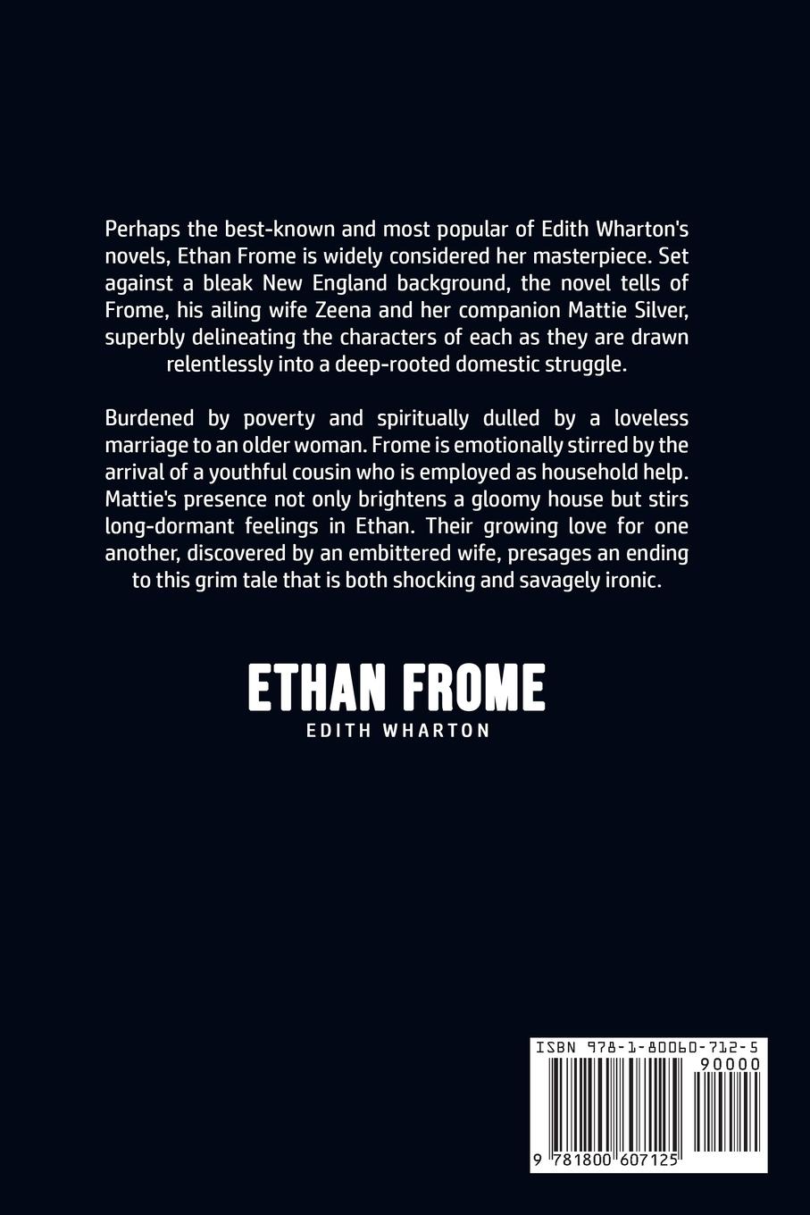 Rückseitencover Ethan Frome