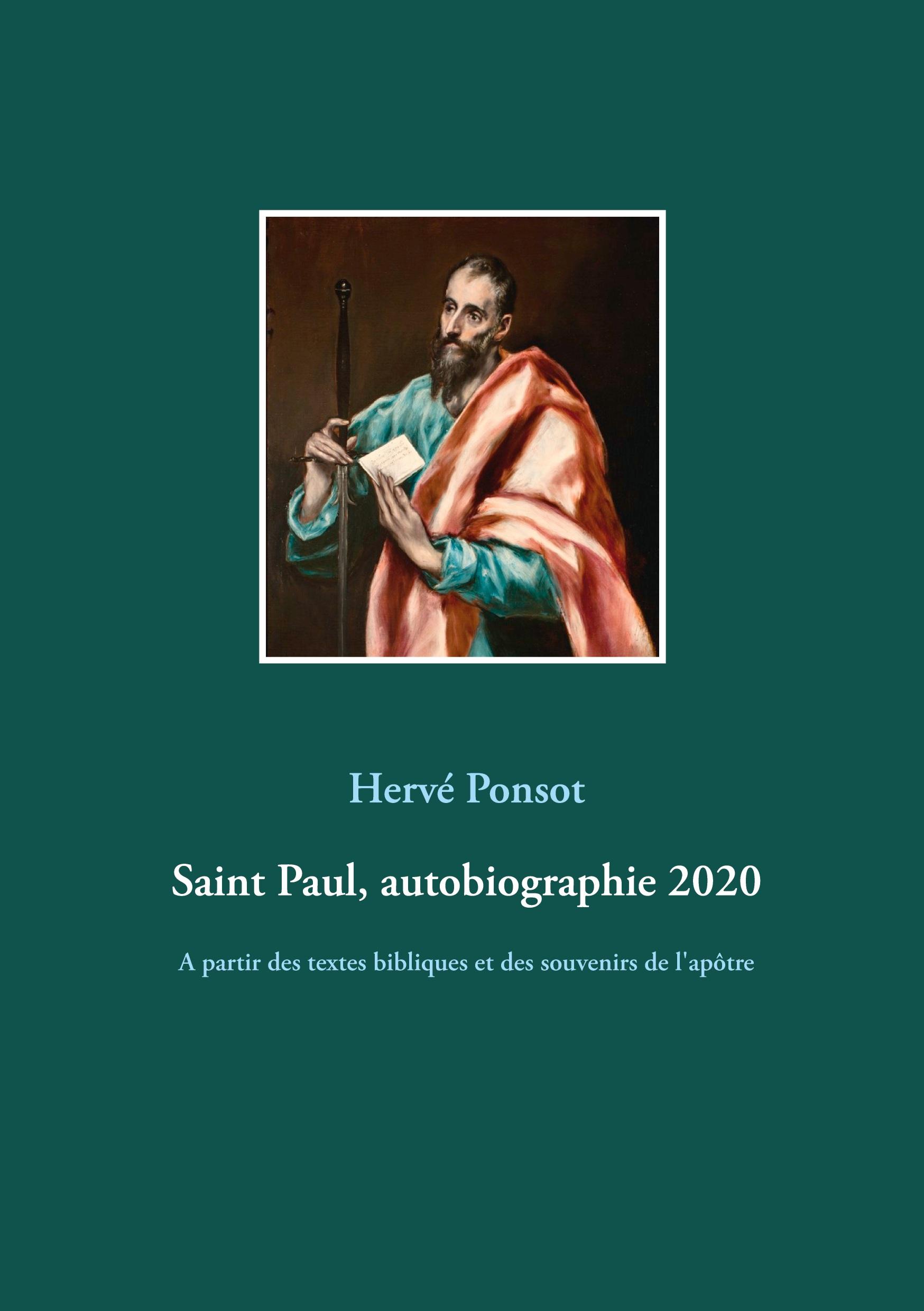 Vorderes Coverbild Saint Paul, autobiographie 2020