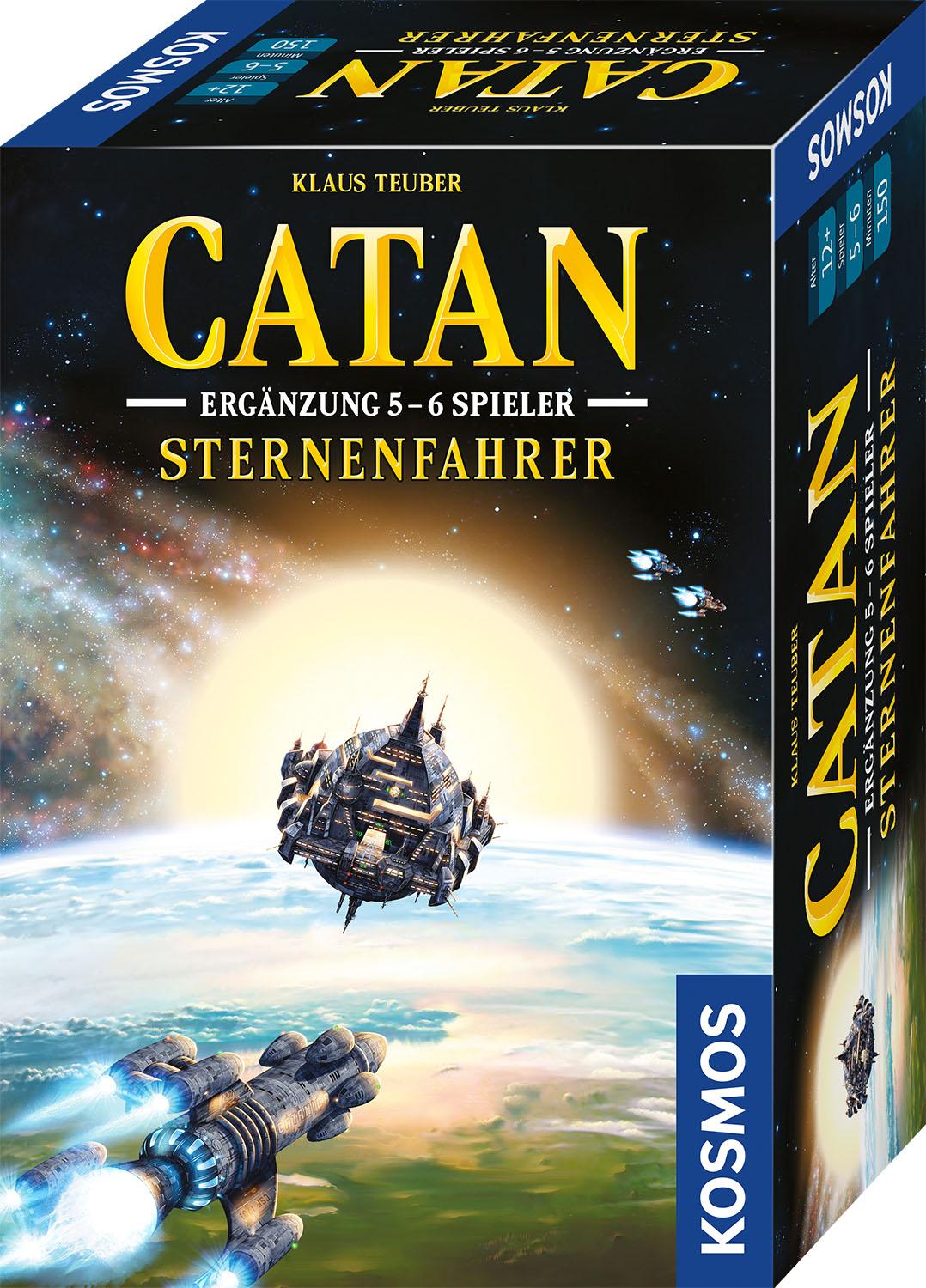 Vorderes Coverbild CATAN - Sternenfahrer - Ergänzung 5 und 6 Spieler