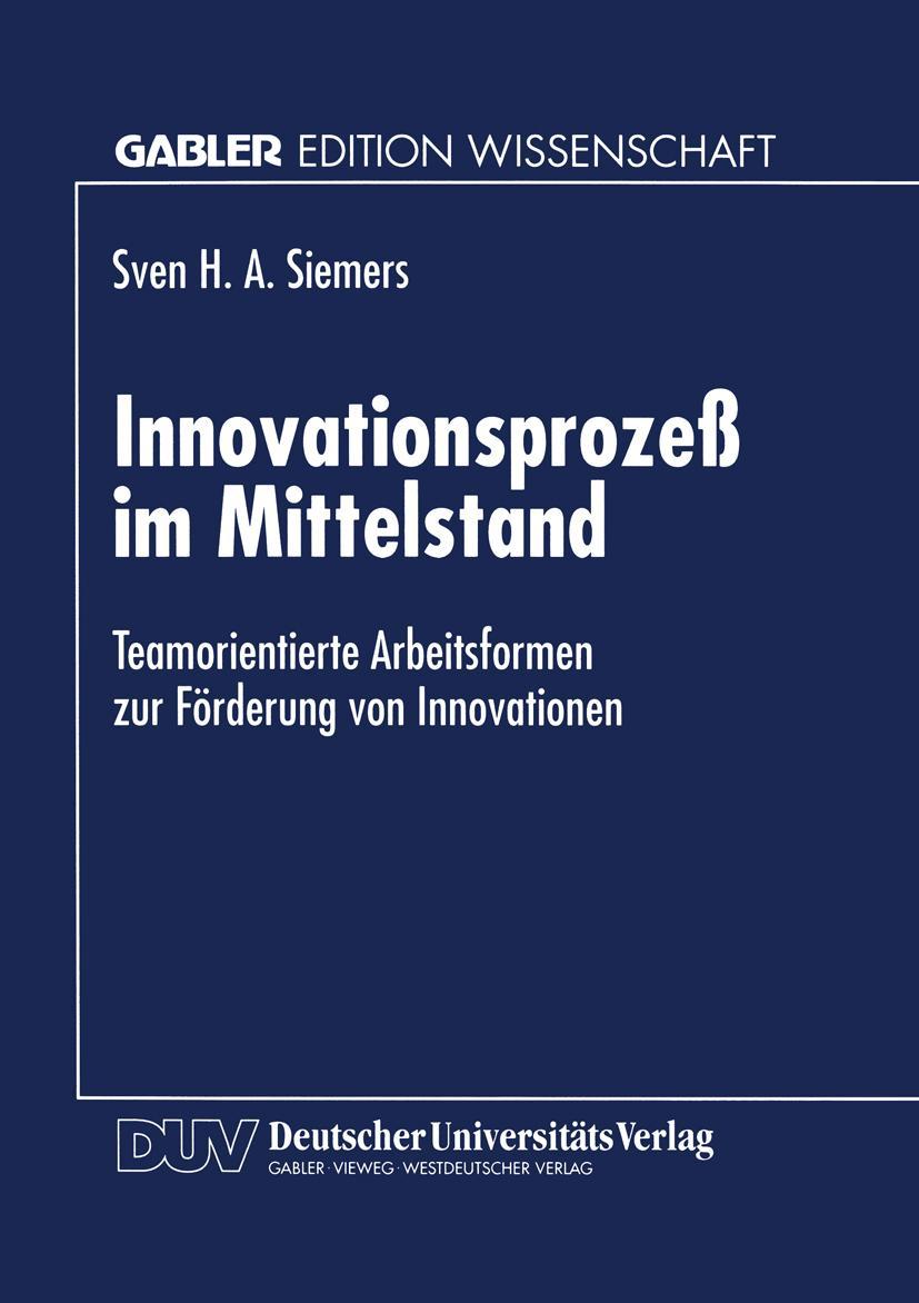 Vorderes Coverbild Innovationsprozeß im Mittelstand