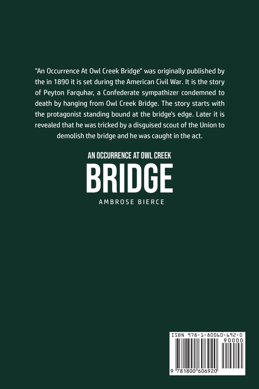 Rückseitencover An Occurrence at Owl Creek Bridge