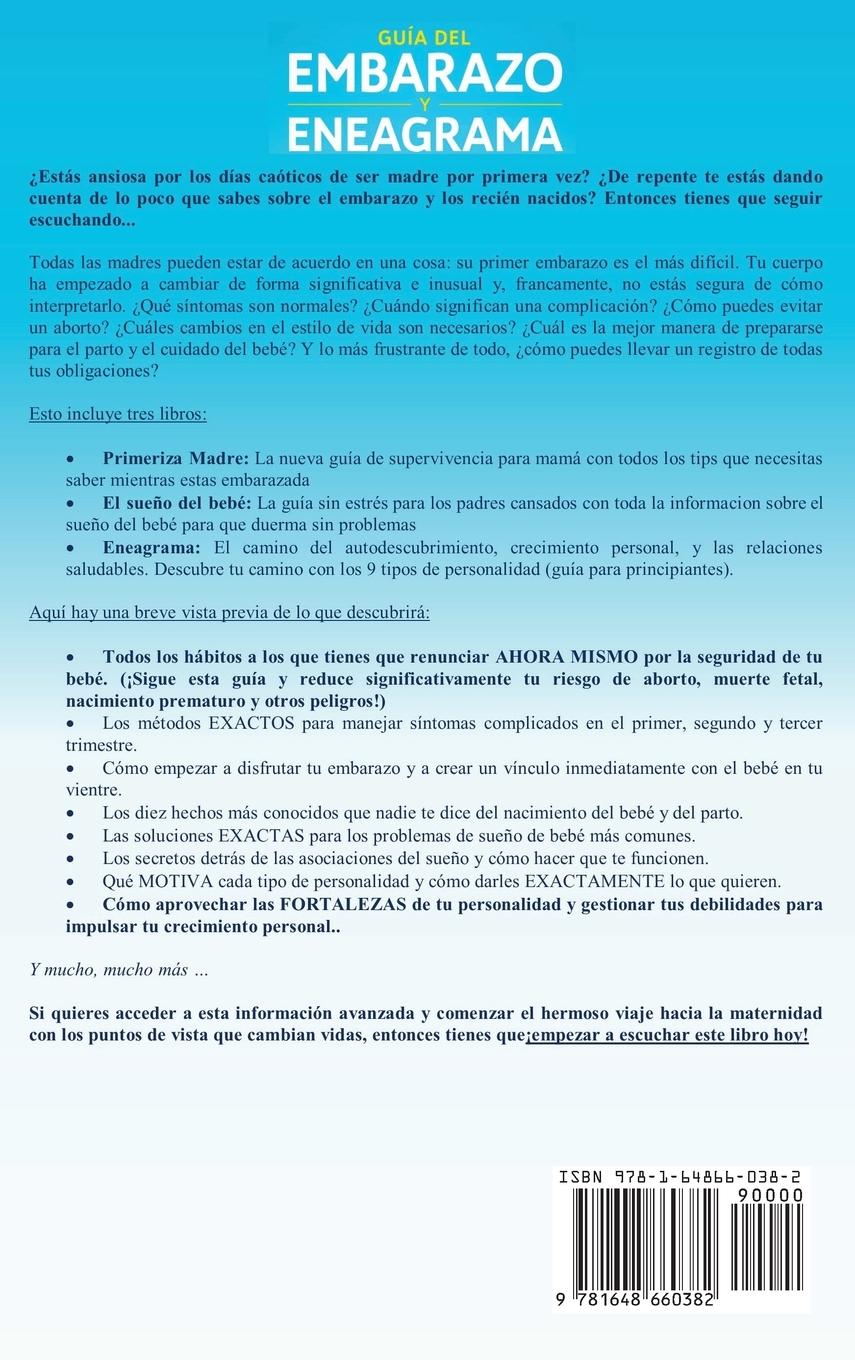Rückseitencover Guía del embarazo y eneagrama 3 libros en 1