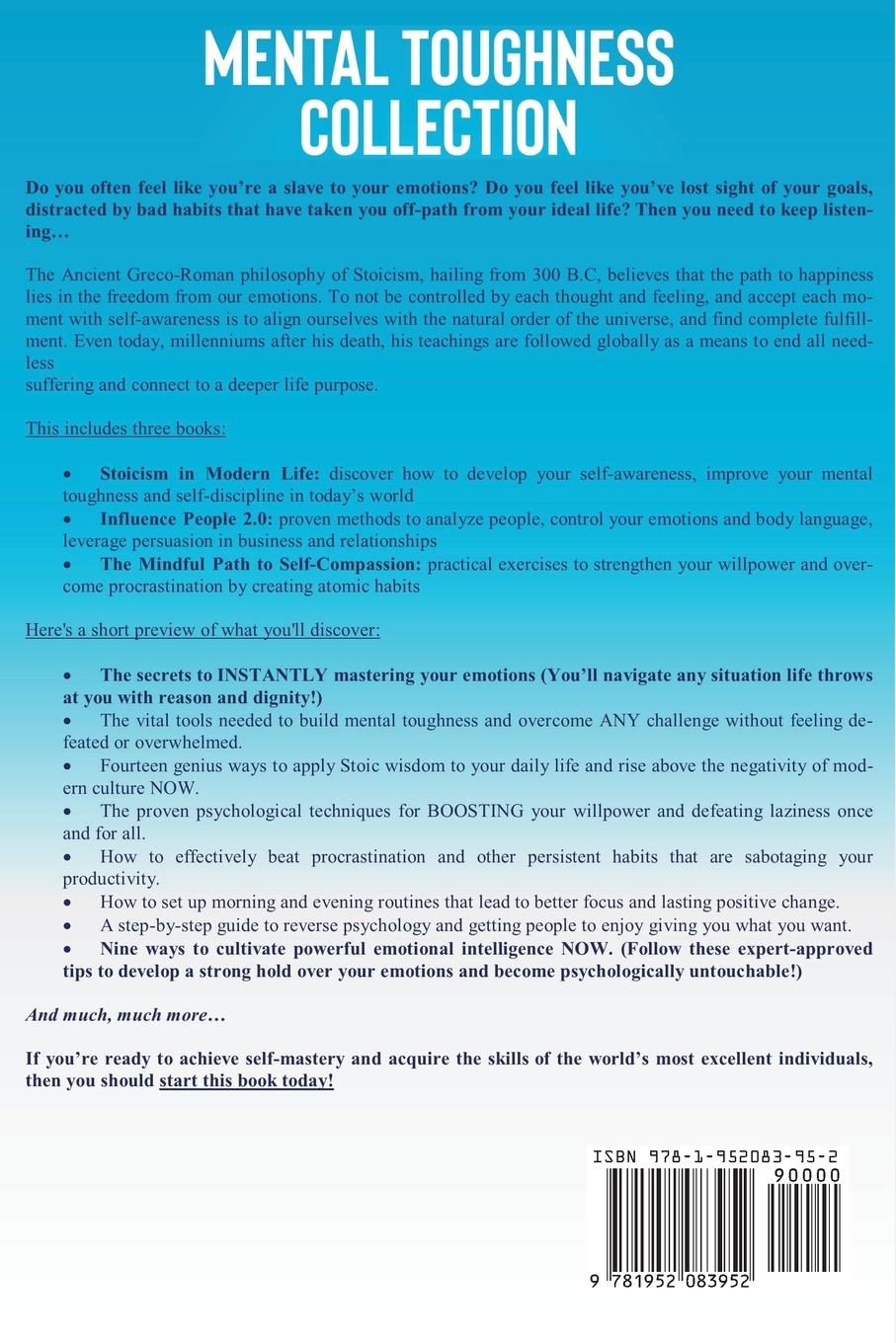 Rückseitencover Mental Toughness Collection 3-in-1 Book