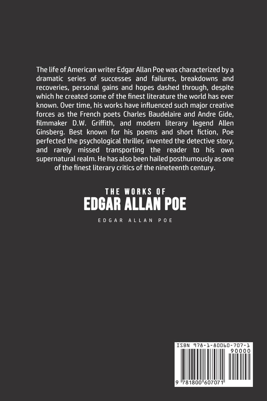 Rückseitencover The Works of Edgar Allan Poe