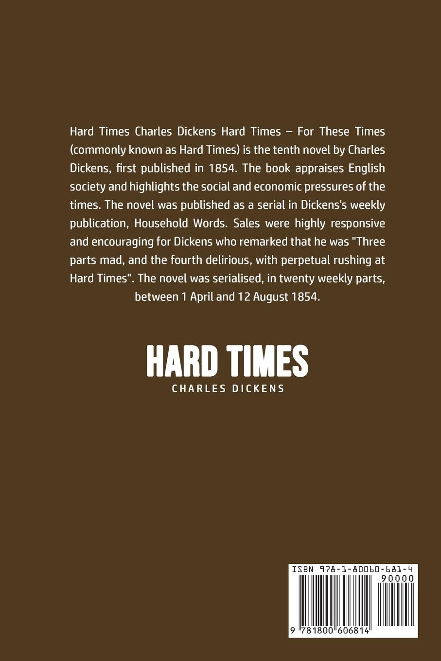 Rückseitencover Hard Times