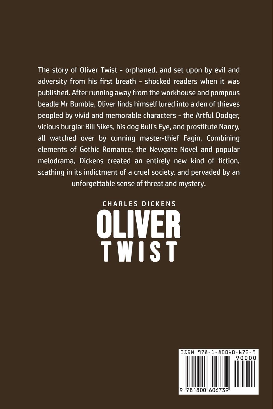 Rückseitencover Oliver Twist