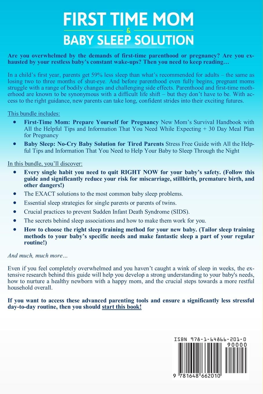 Rückseitencover First Time Mom & Baby Sleep Solution 2-in-1 Book