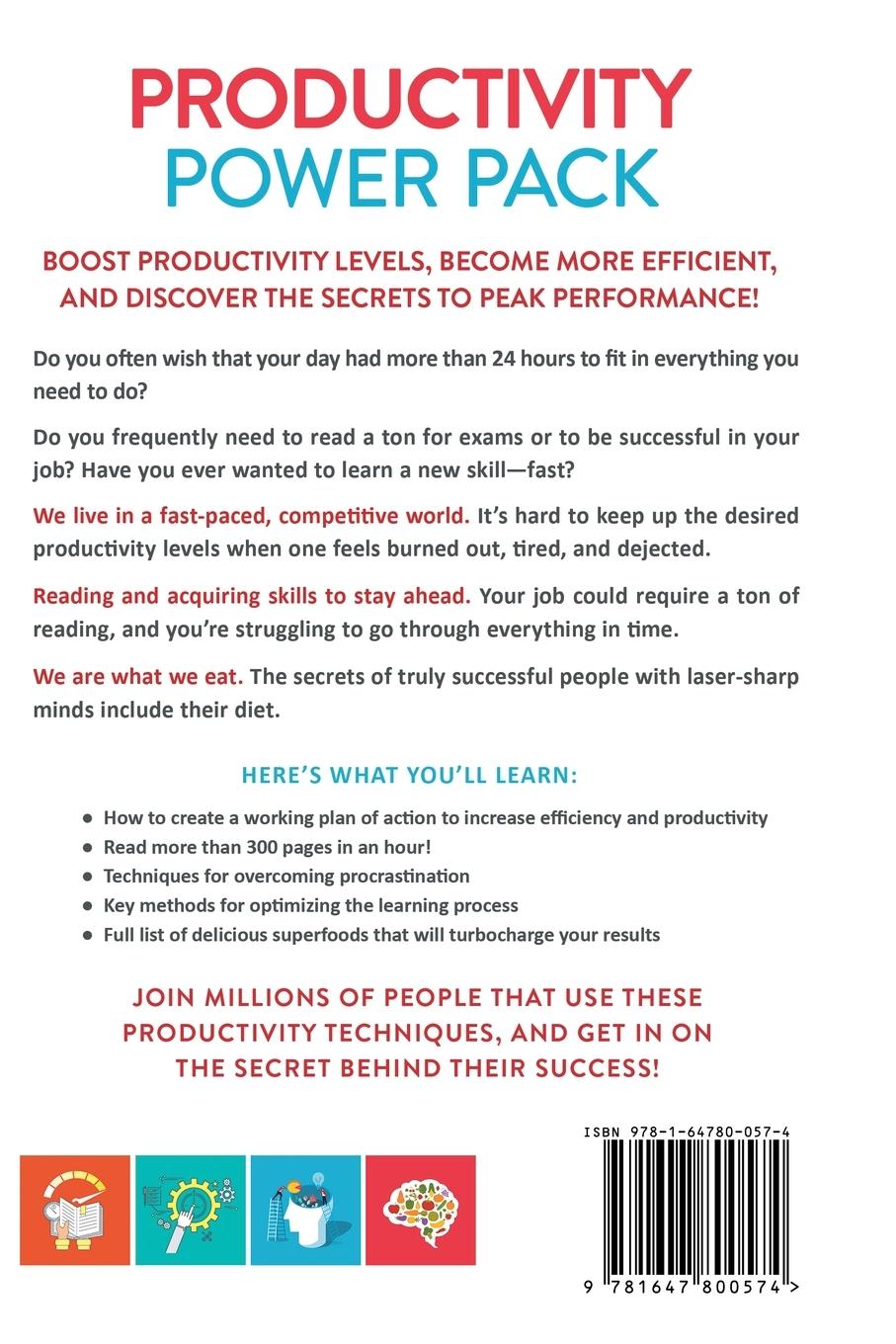 Rückseitencover Productivity Power Pack - 4 Books in 1