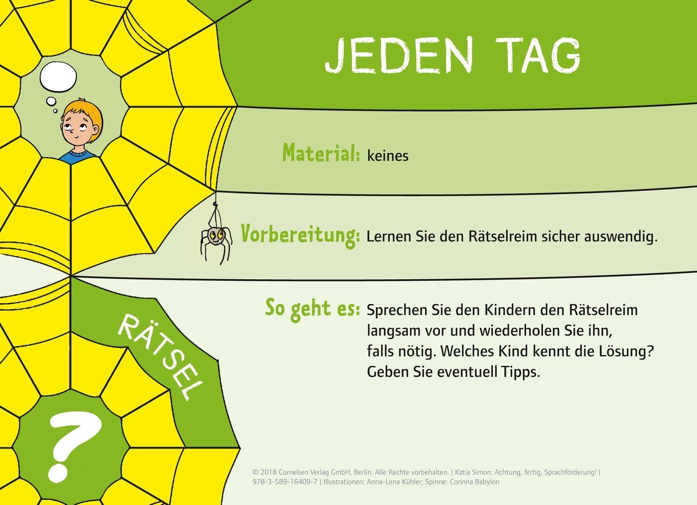 Beispielinhalt (Bild) Achtung, fertig, Sprachförderung!