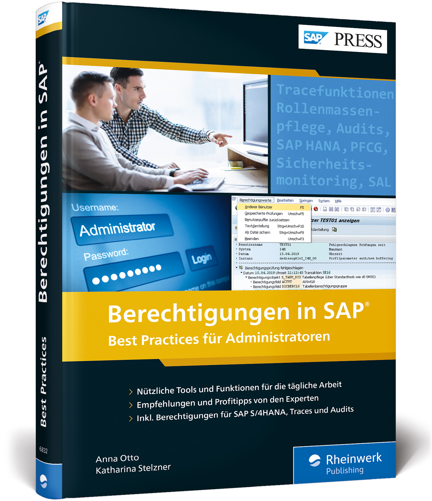 Vorderes Coverbild Berechtigungen in SAP - Best Practices für Administratoren