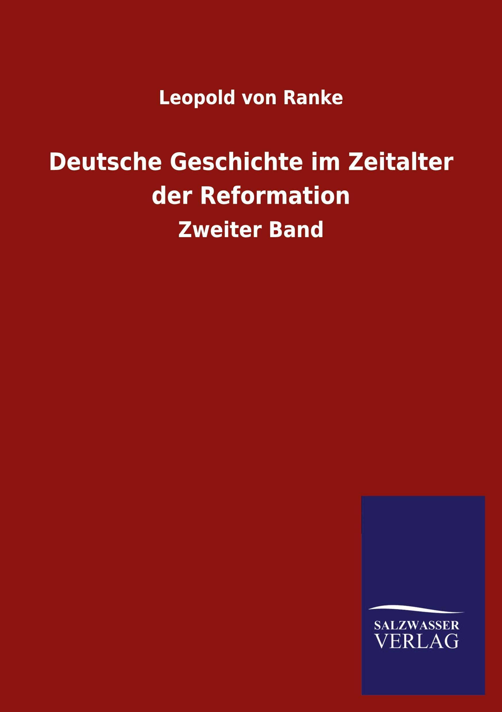 Vorderes Coverbild Deutsche Geschichte im Zeitalter der Reformation