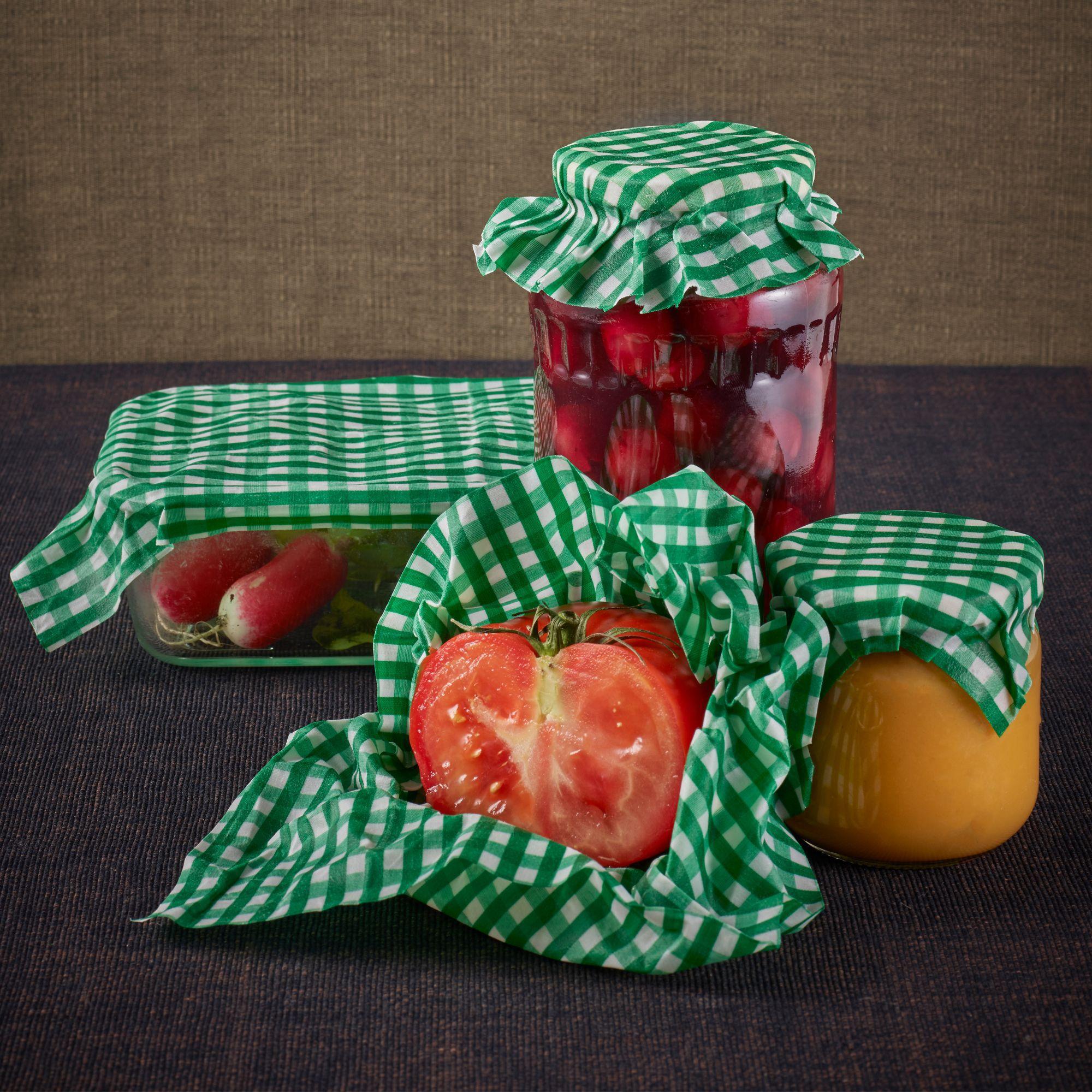 Beispielinhalt (Bild) Bienenwachstücher, 3er Set