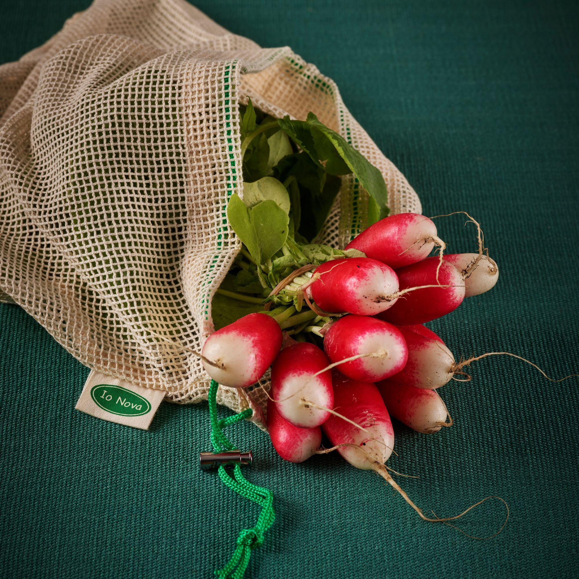 Beispielinhalt (Bild) Obst- und Gemüsebeutel, 6er Set