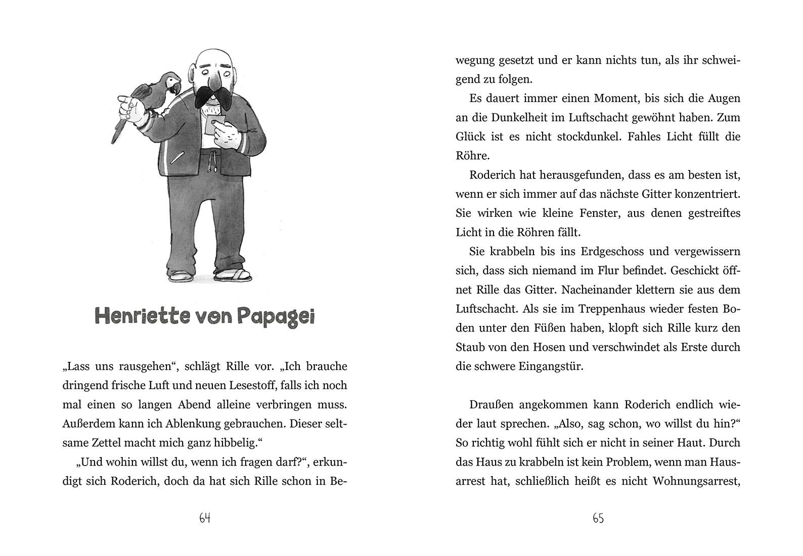 Beispielinhalt (Bild) Rille aus dem Luftschacht