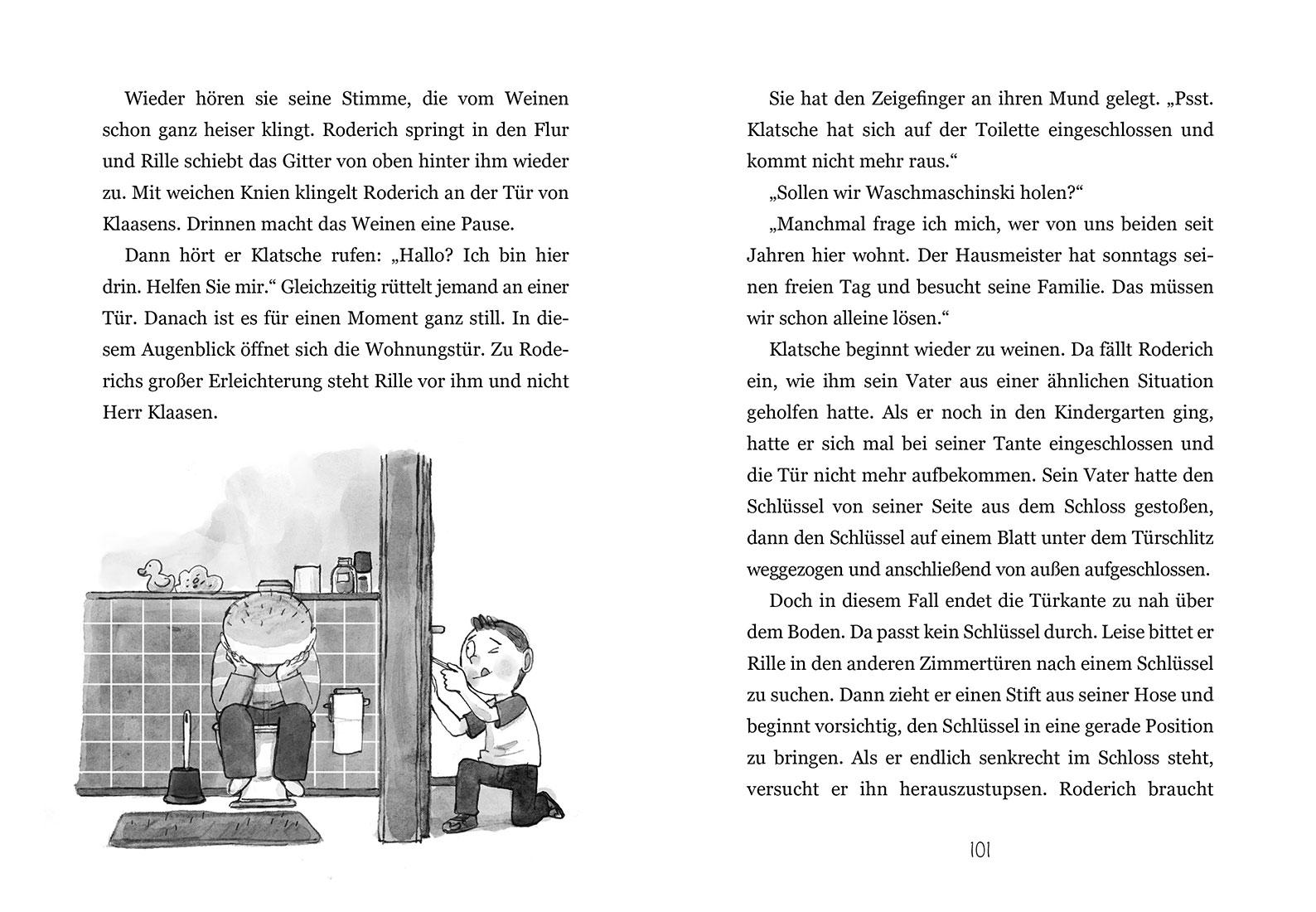 Beispielinhalt (Bild) Rille aus dem Luftschacht