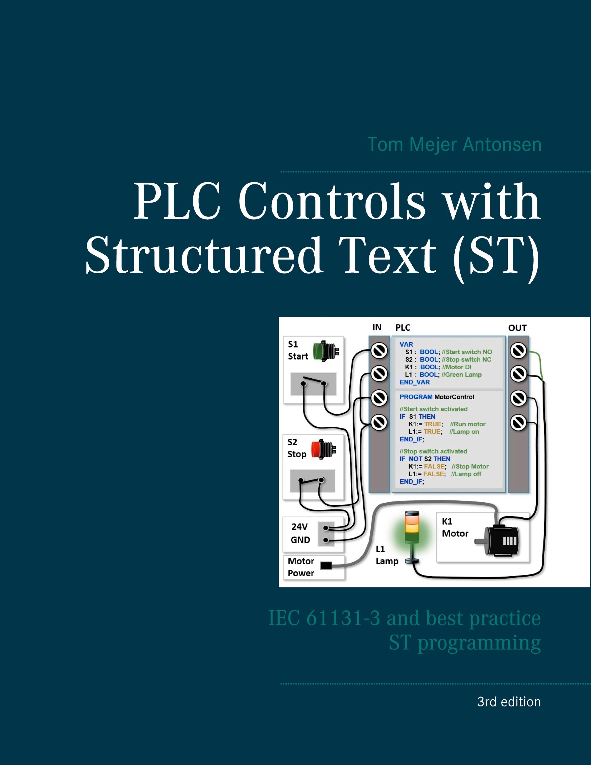 Vorderes Coverbild PLC Controls with Structured Text (ST), V3 Wire-O