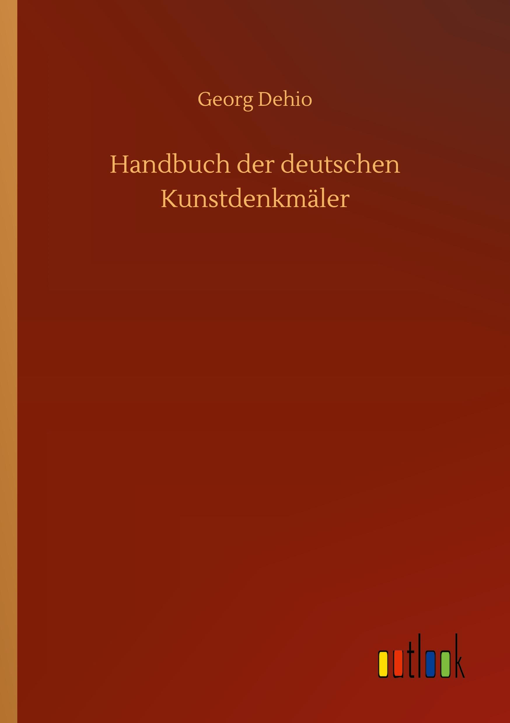 Vorderes Coverbild Handbuch der deutschen Kunstdenkmäler