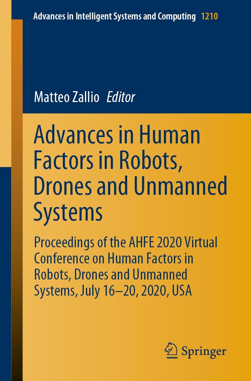 Vorderes Coverbild Advances in Human Factors in Robots, Drones and Unmanned Systems