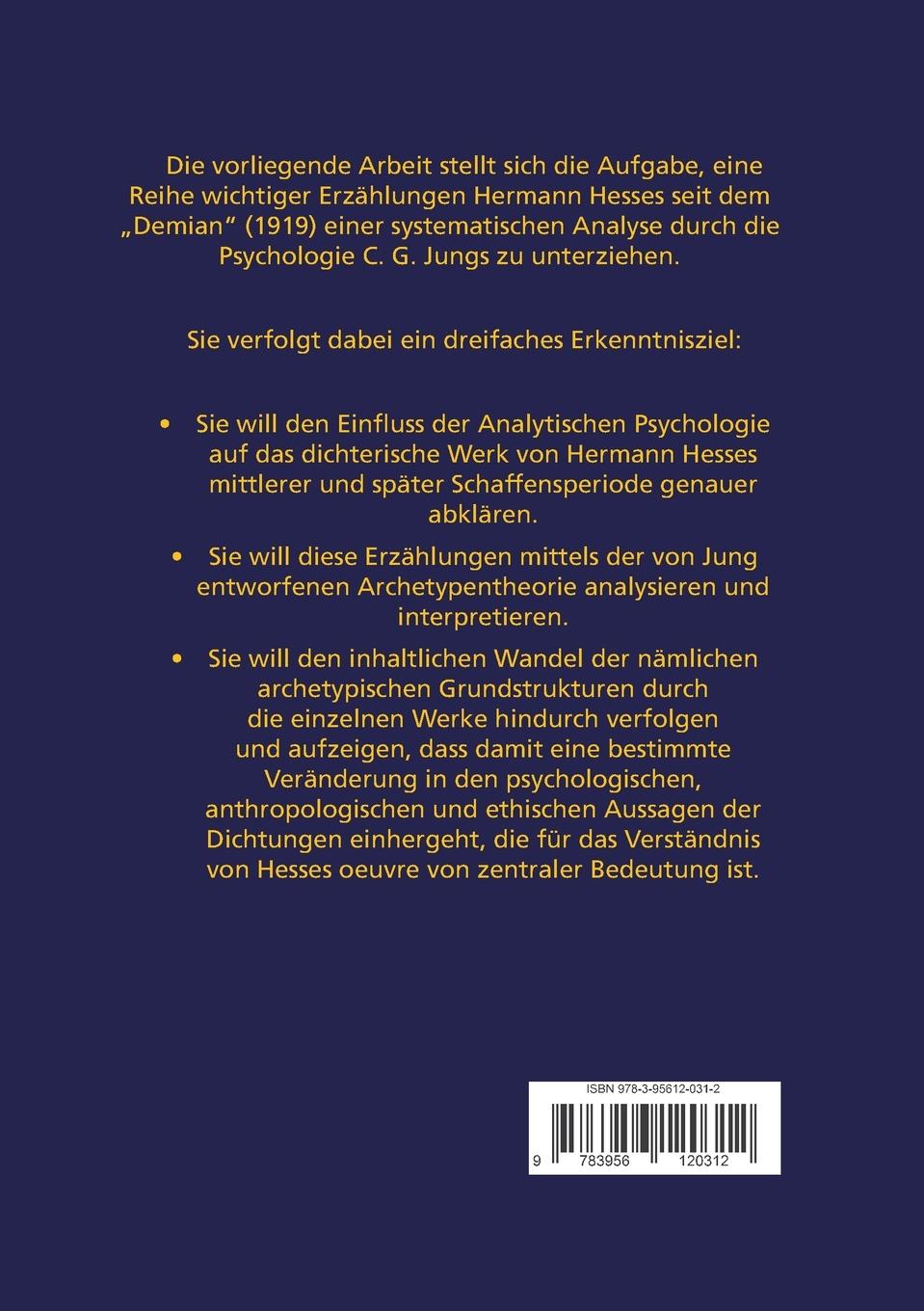 Rückseitencover Individuation - Wege zum Selbst
