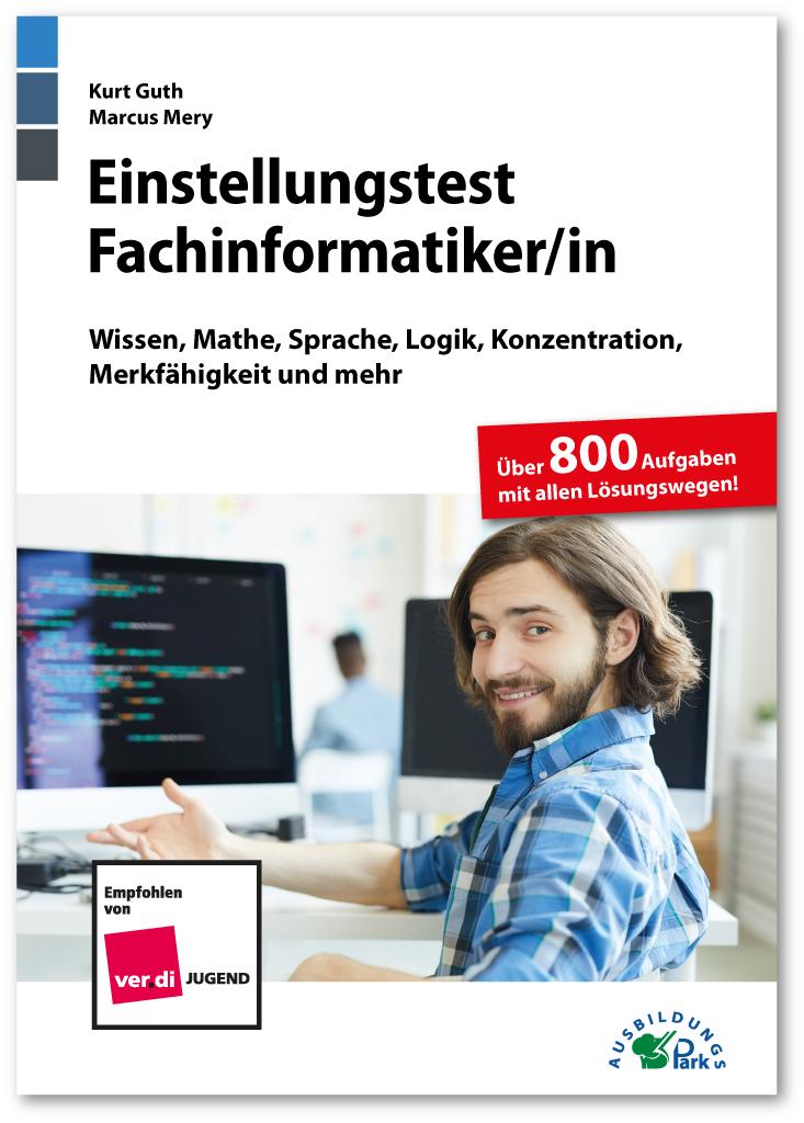 Vorderes Coverbild Einstellungstest Fachinformatiker