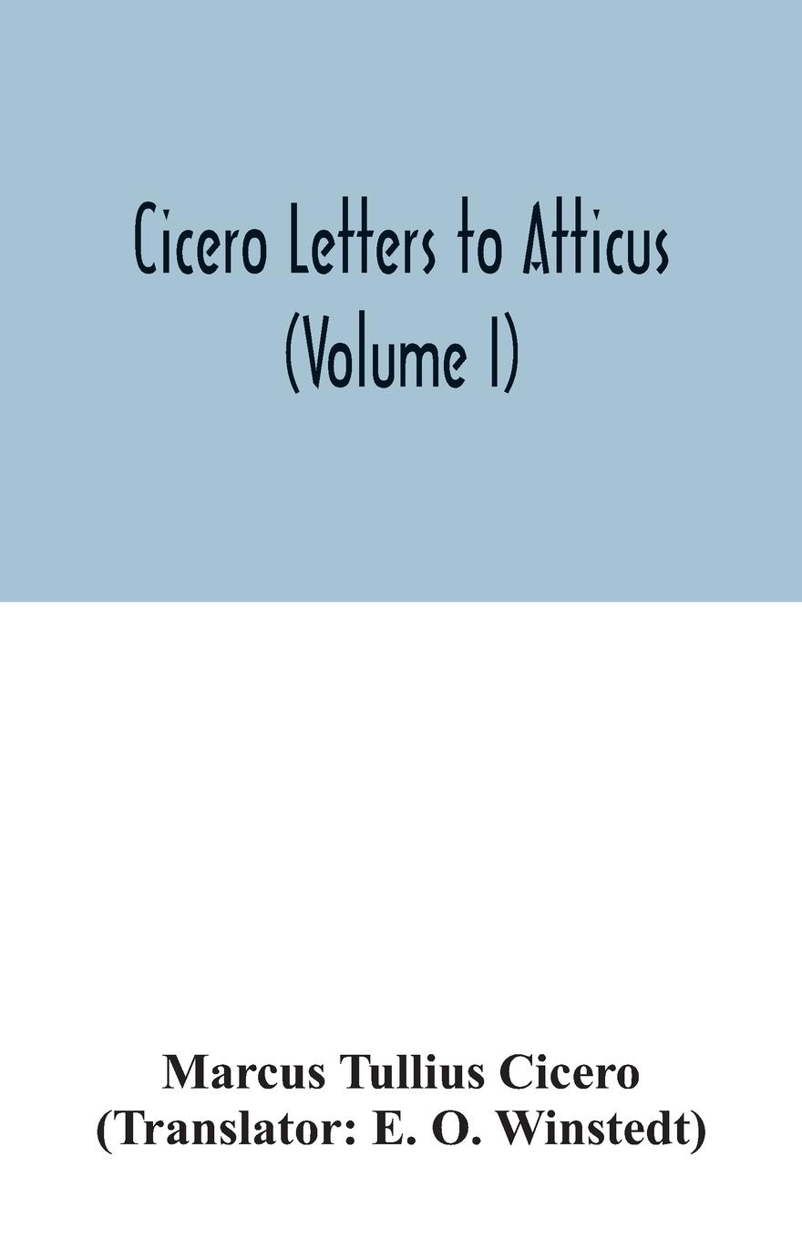 Vorderes Coverbild Cicero Letters to Atticus (Volume I)