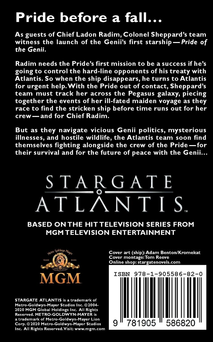Rückseitencover STARGATE ATLANTIS Pride of the Genii