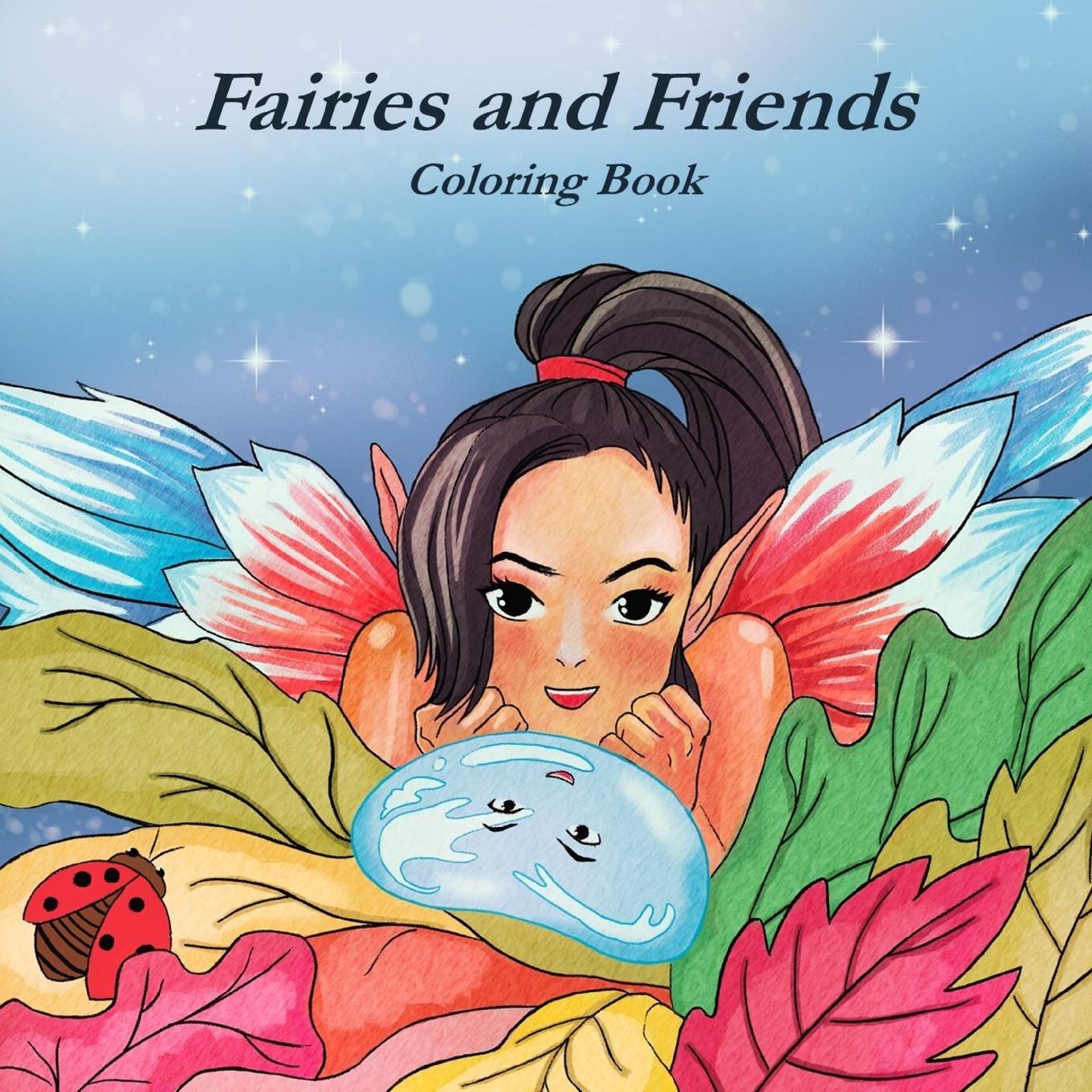 Vorderes Coverbild Faires and Friends Coloring Book