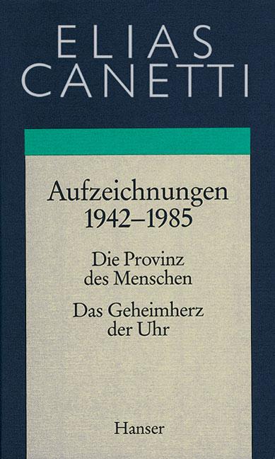 Vorderes Coverbild Gesammelte Werke 04. Aufzeichnungen 1942 - 1985