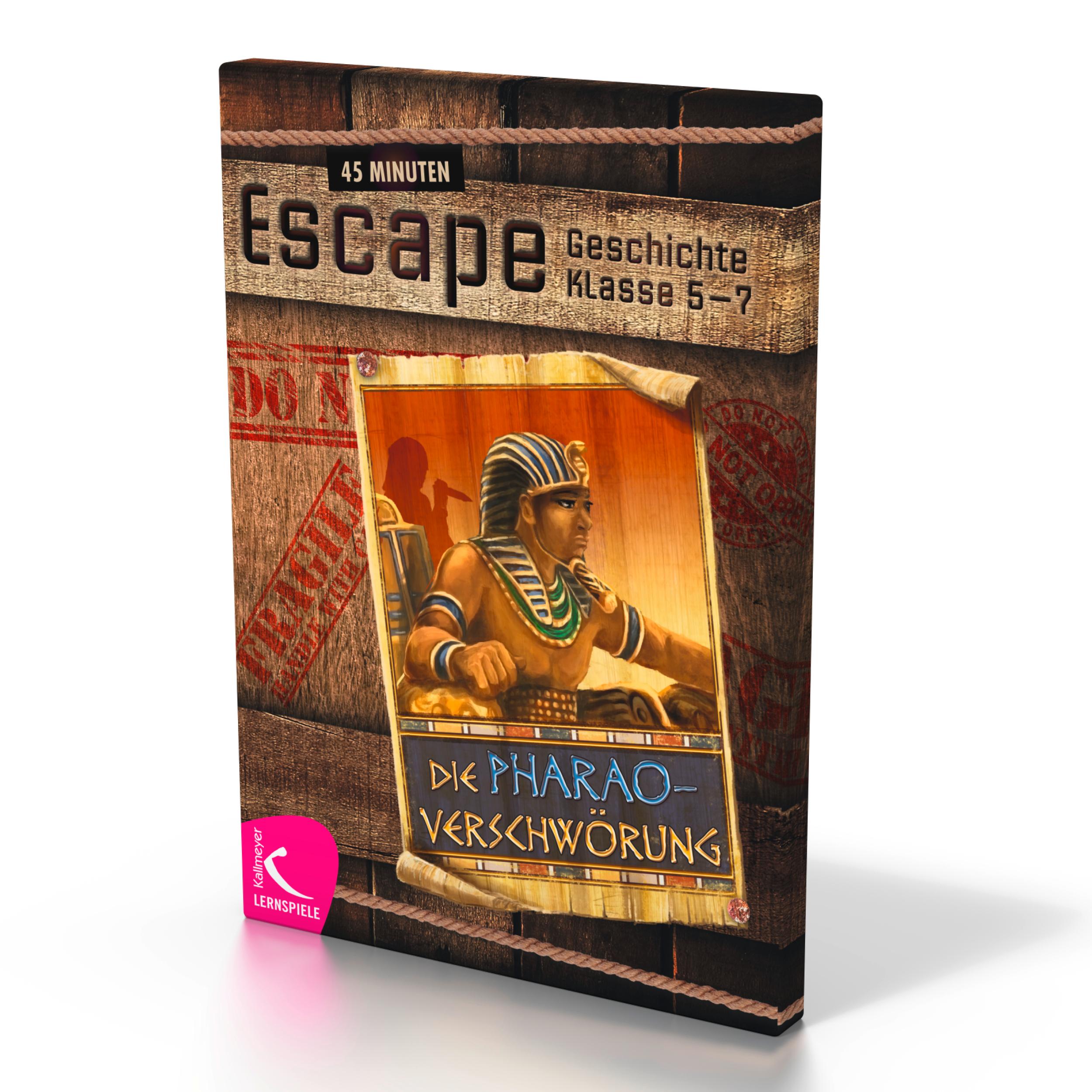 Vorderes Coverbild 45 Minuten Escape - Die Pharao-Verschwörung