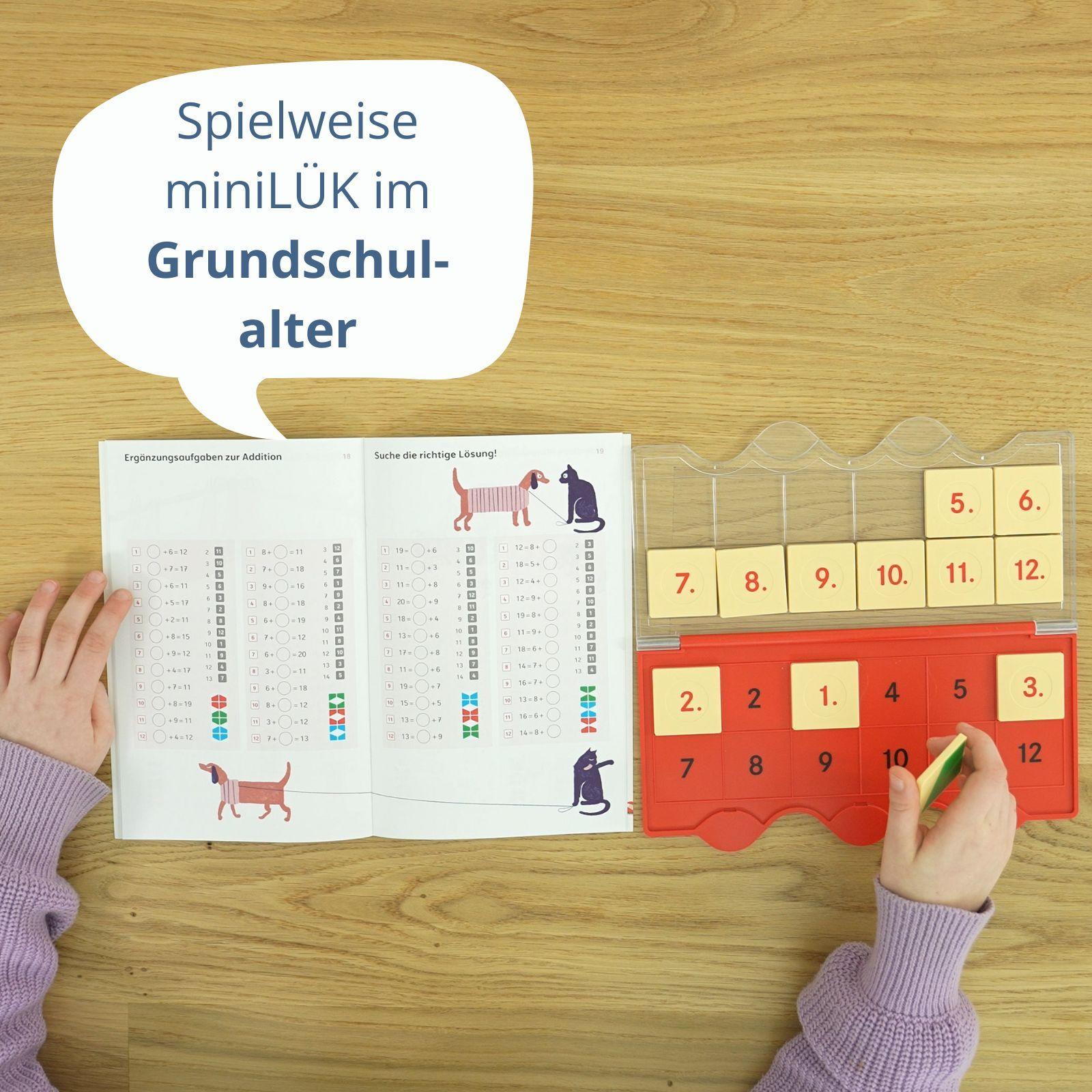 Beispielinhalt (Bild) miniLÜK: Kontrollgerät Klarsichtdeckel blau