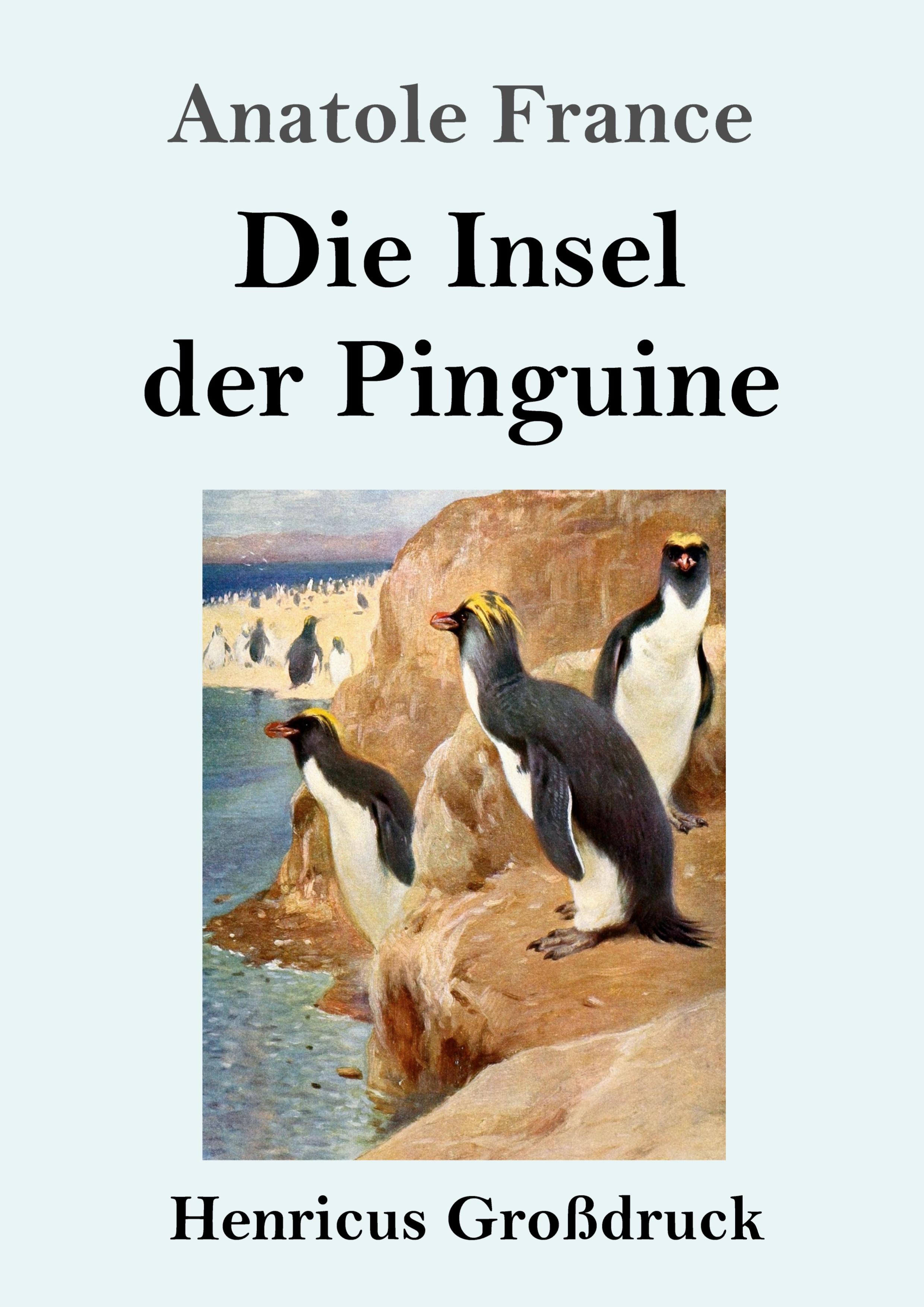 Vorderes Coverbild Die Insel der Pinguine (Großdruck)