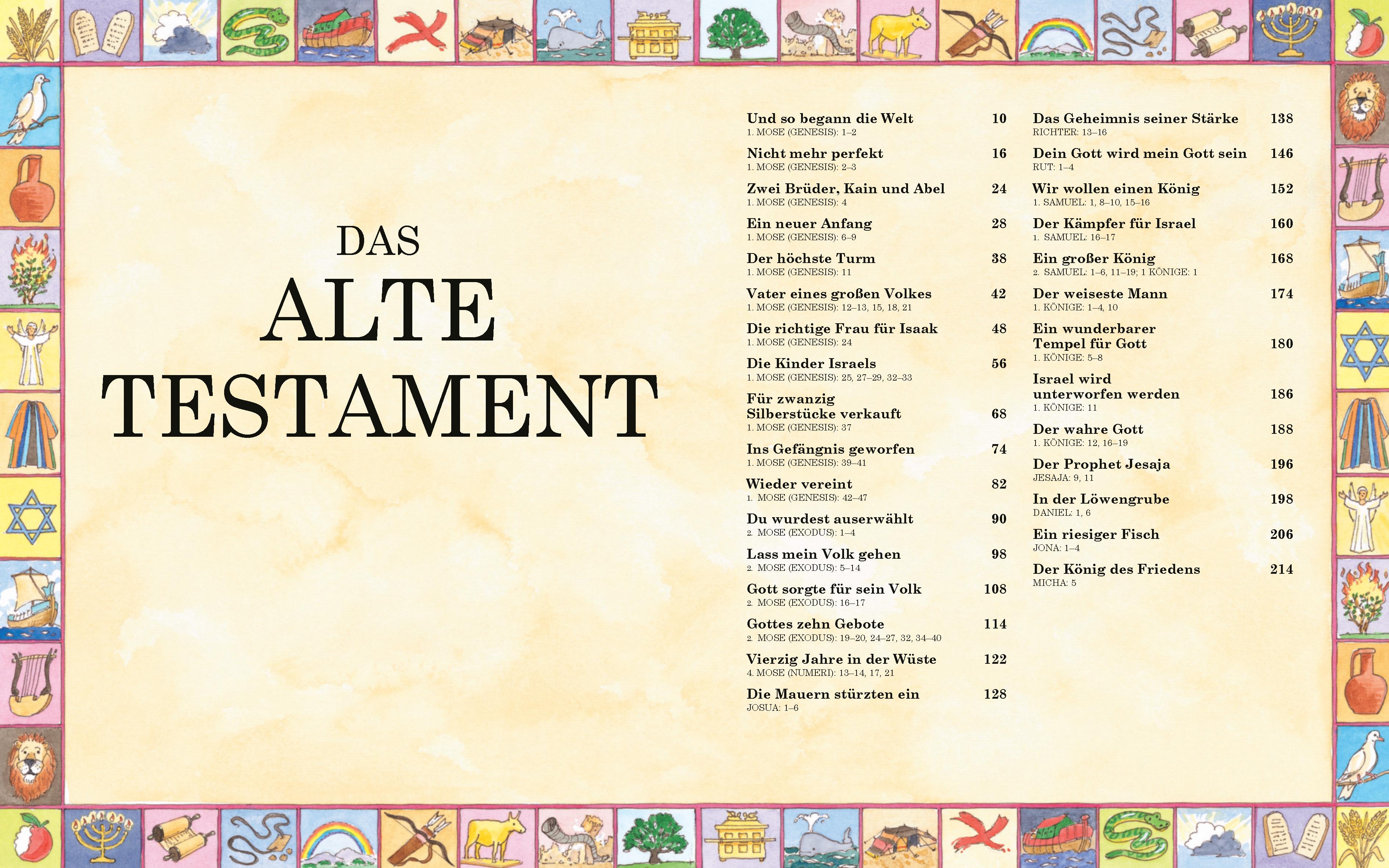 Beispielinhalt (Bild) Meine erste Kinderbibel