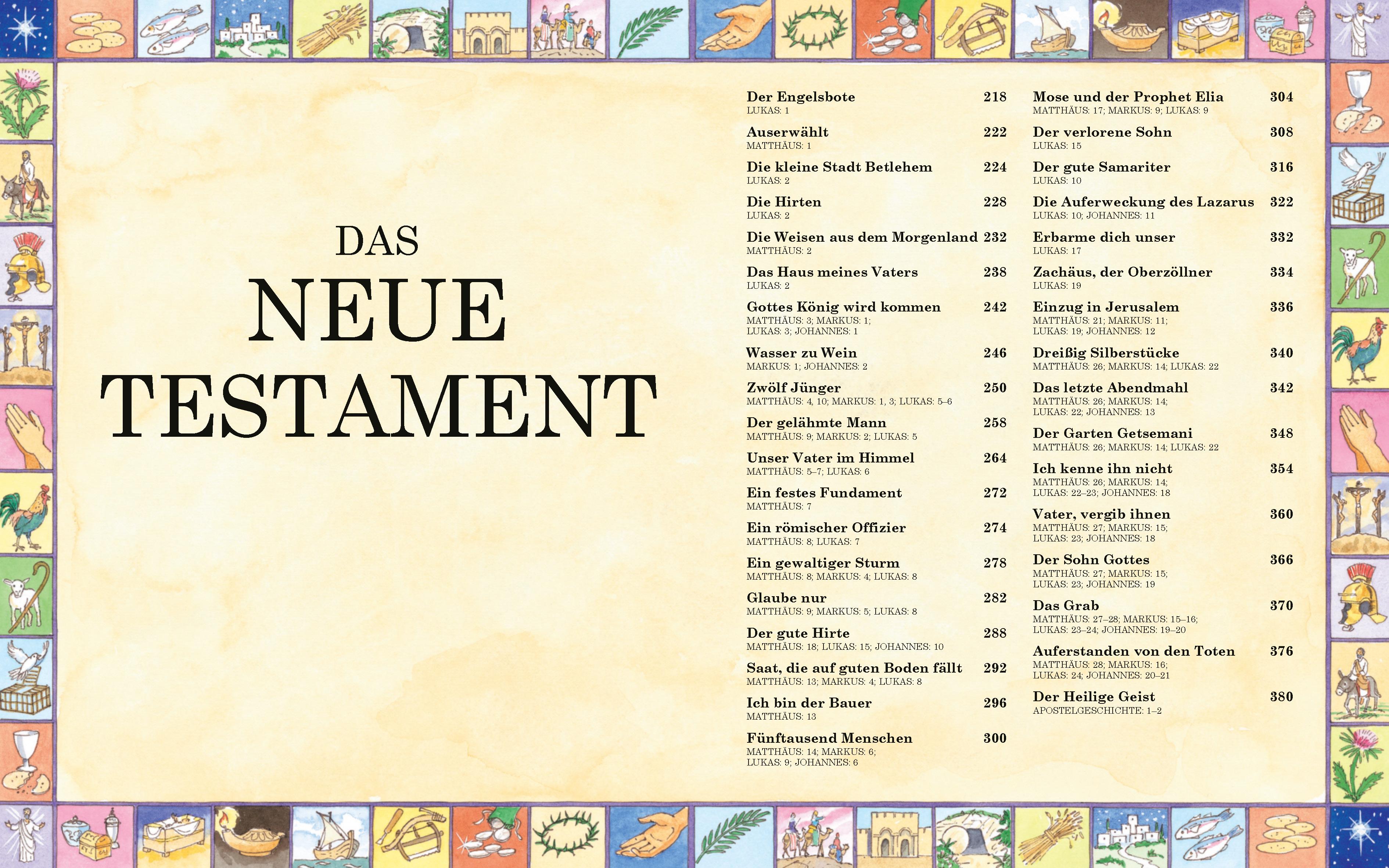 Beispielinhalt (Bild) Meine erste Kinderbibel