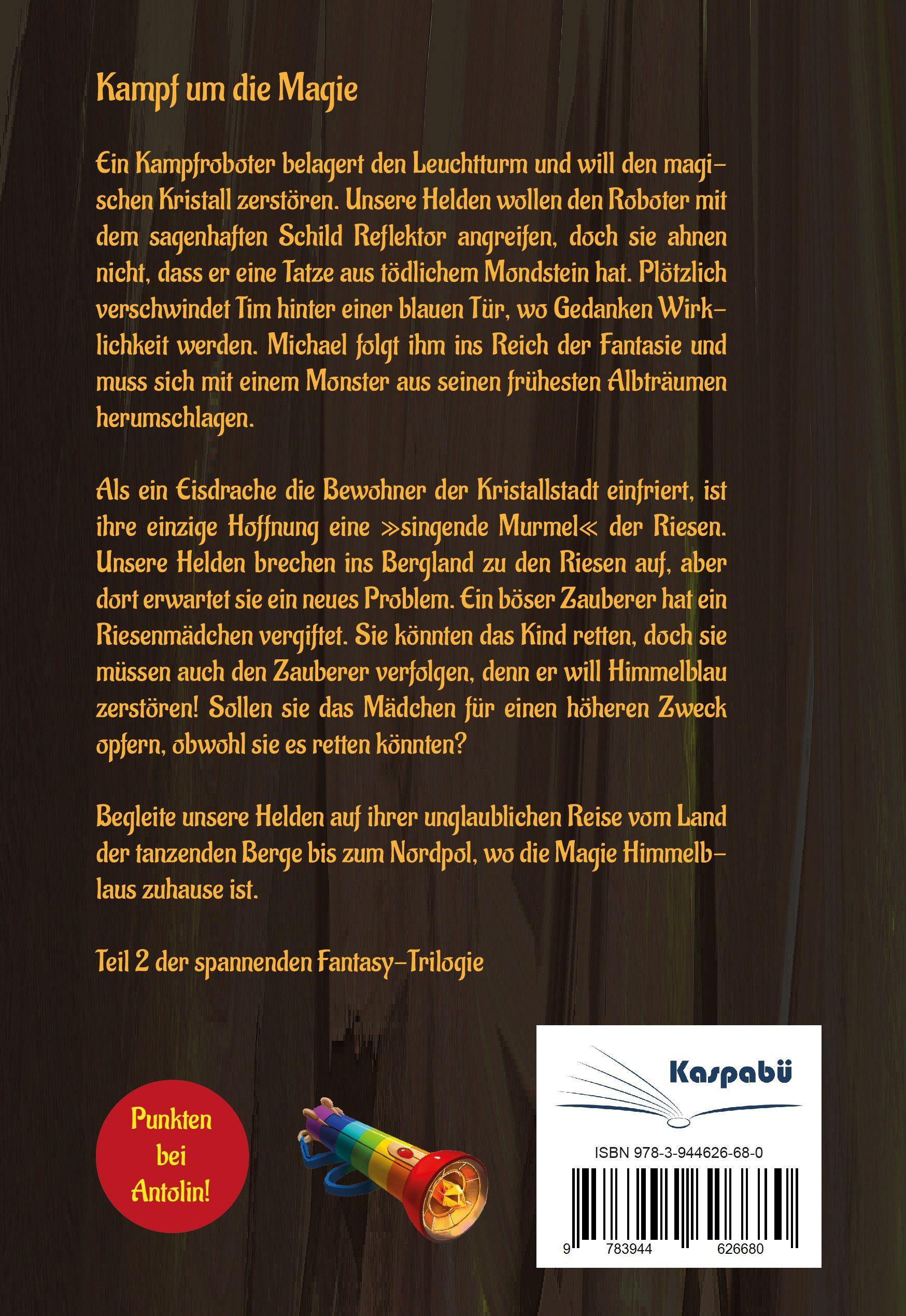 Beispielinhalt (Bild) Leuchtturm der Abenteuer Trilogie 2 Kampf um die Magie - Kinderbuch ab 10 Jahren
