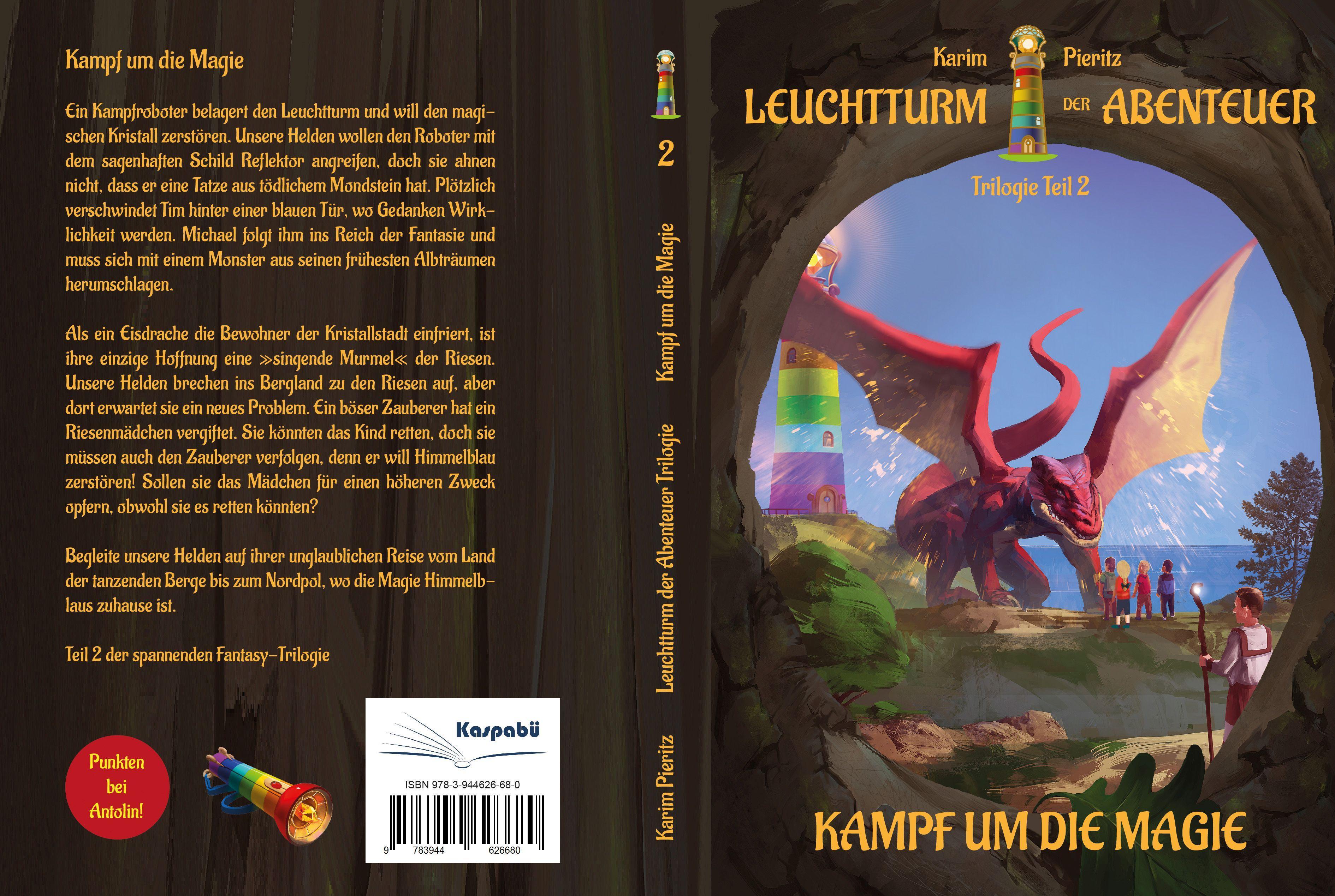 Beispielinhalt (Bild) Leuchtturm der Abenteuer Trilogie 2 Kampf um die Magie - Kinderbuch ab 10 Jahren