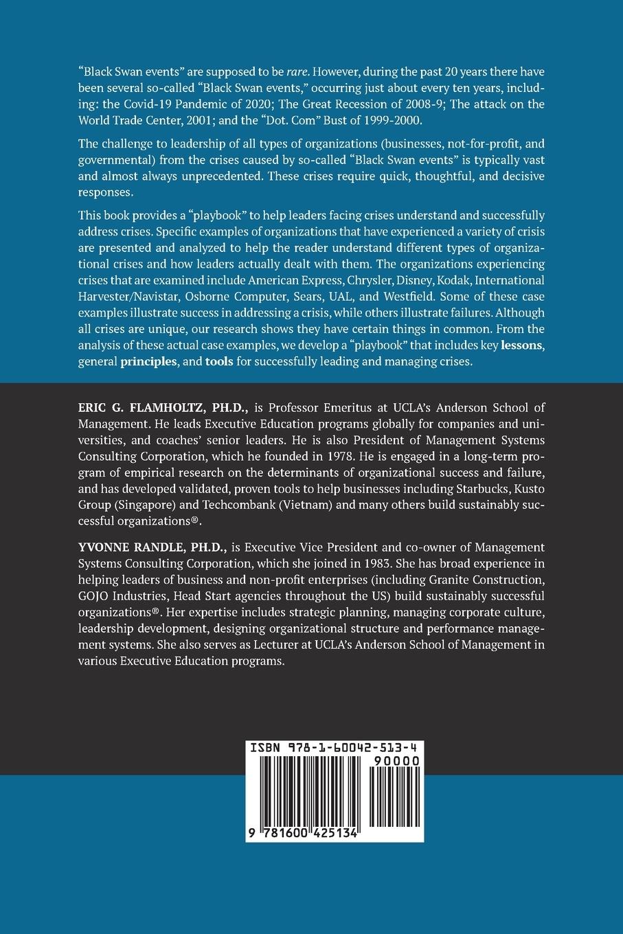 Rückseitencover The Crisis Leadership Playbook