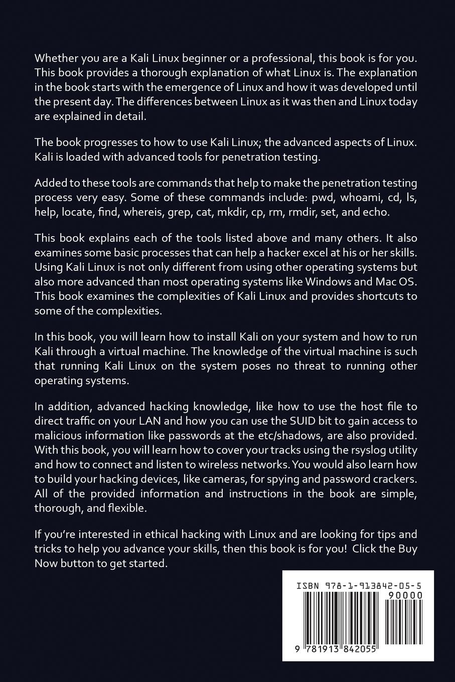 Rückseitencover Linux for Hackers