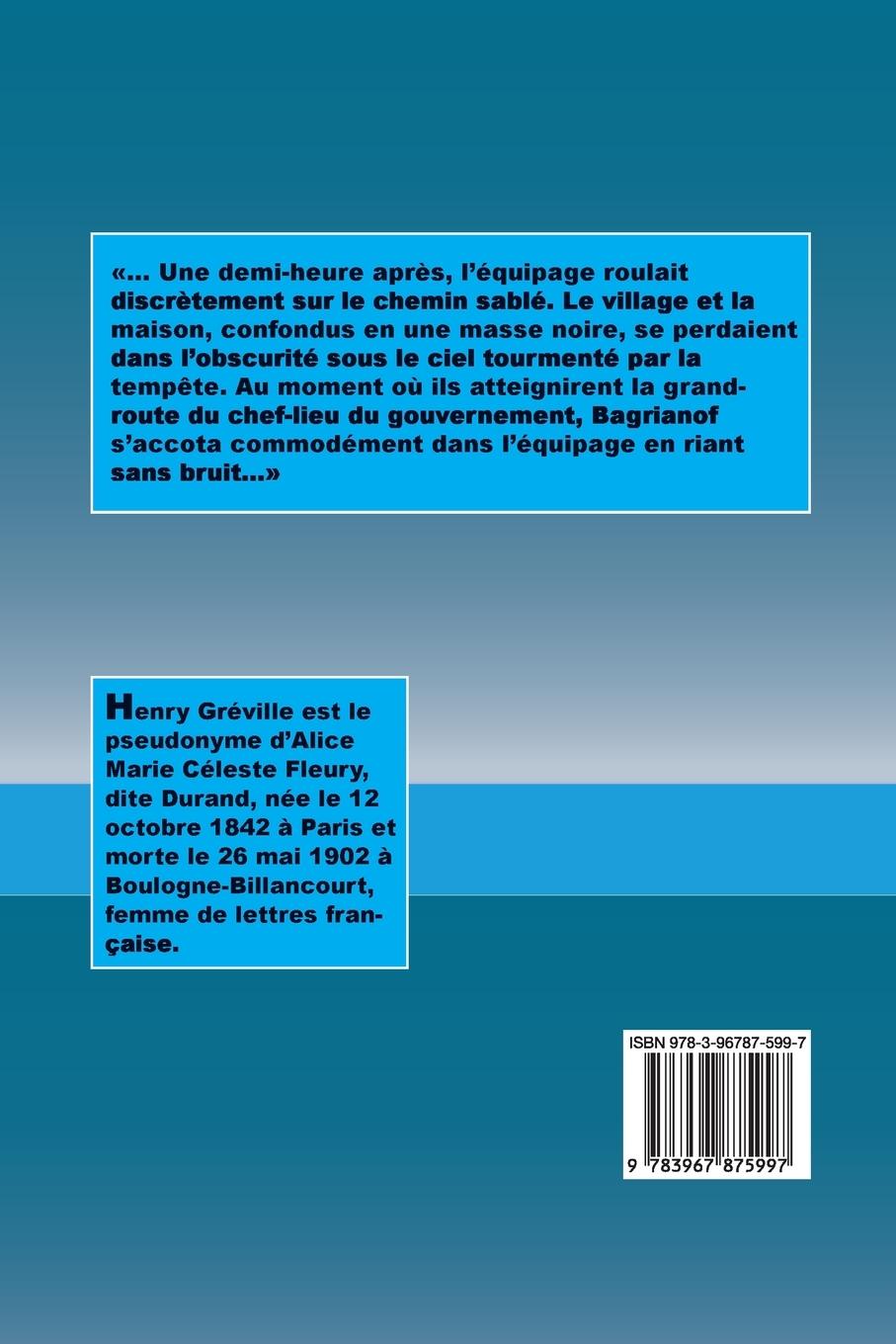 Rückseitencover L'expiation de Savéli