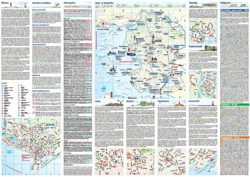 Beispielinhalt (Bild) Büsum - Tipps & Themenrouten 1:60 000