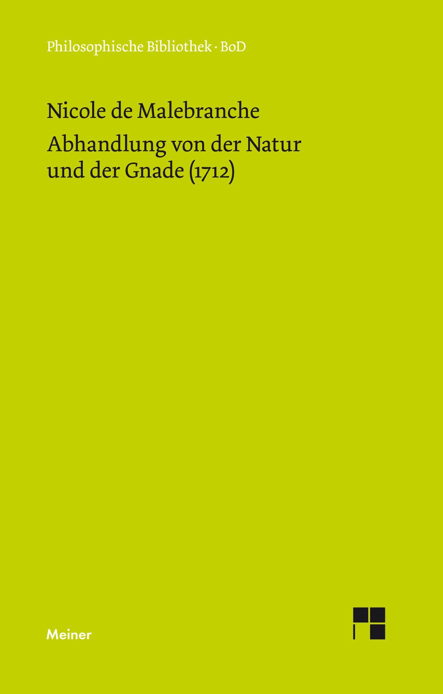 Vorderes Coverbild Abhandlung von der Natur und der Gnade (1712)