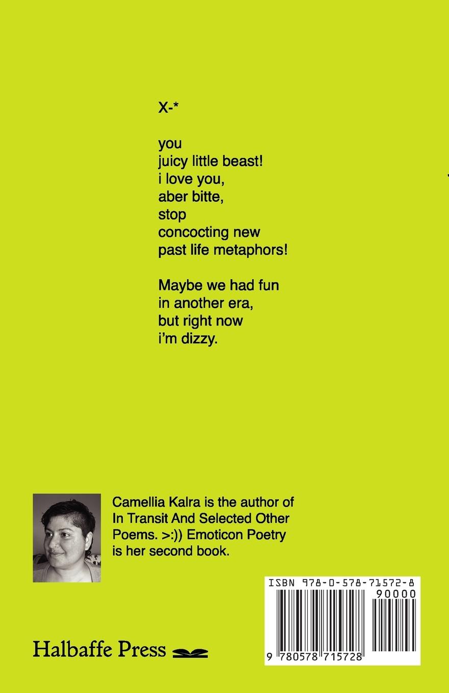 Rückseitencover Emoticon Poetry